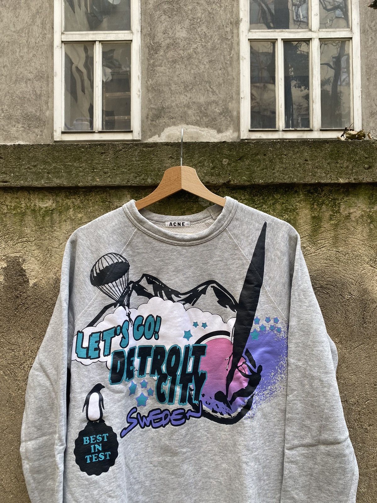 Acne Studios Acne Studios Let’s Go Detroit City Sweatshirt Size US XS / EU 42 / 0 - 2 Thumbnail