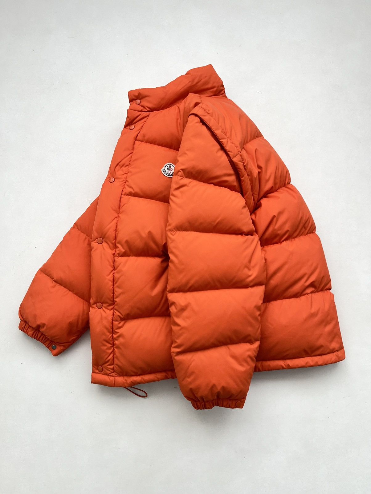 Moncler 🍊Vintage Moncler 2in1 Andersen Down Puffer Jacket Orange Size M / US 6-8 / IT 42-44 - 4 Thumbnail