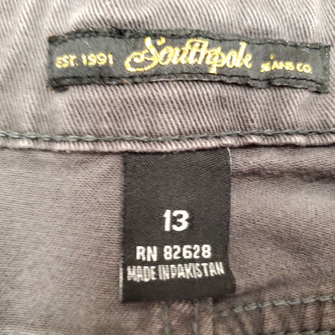Southpole VINTAGE Southpole Jeans Womens 13 Gray Embroidered Pockets Casual Denim Pants Jeans (5-Pocket) Womens Size 34" / US 12 / IT 48 - 4 Thumbnail