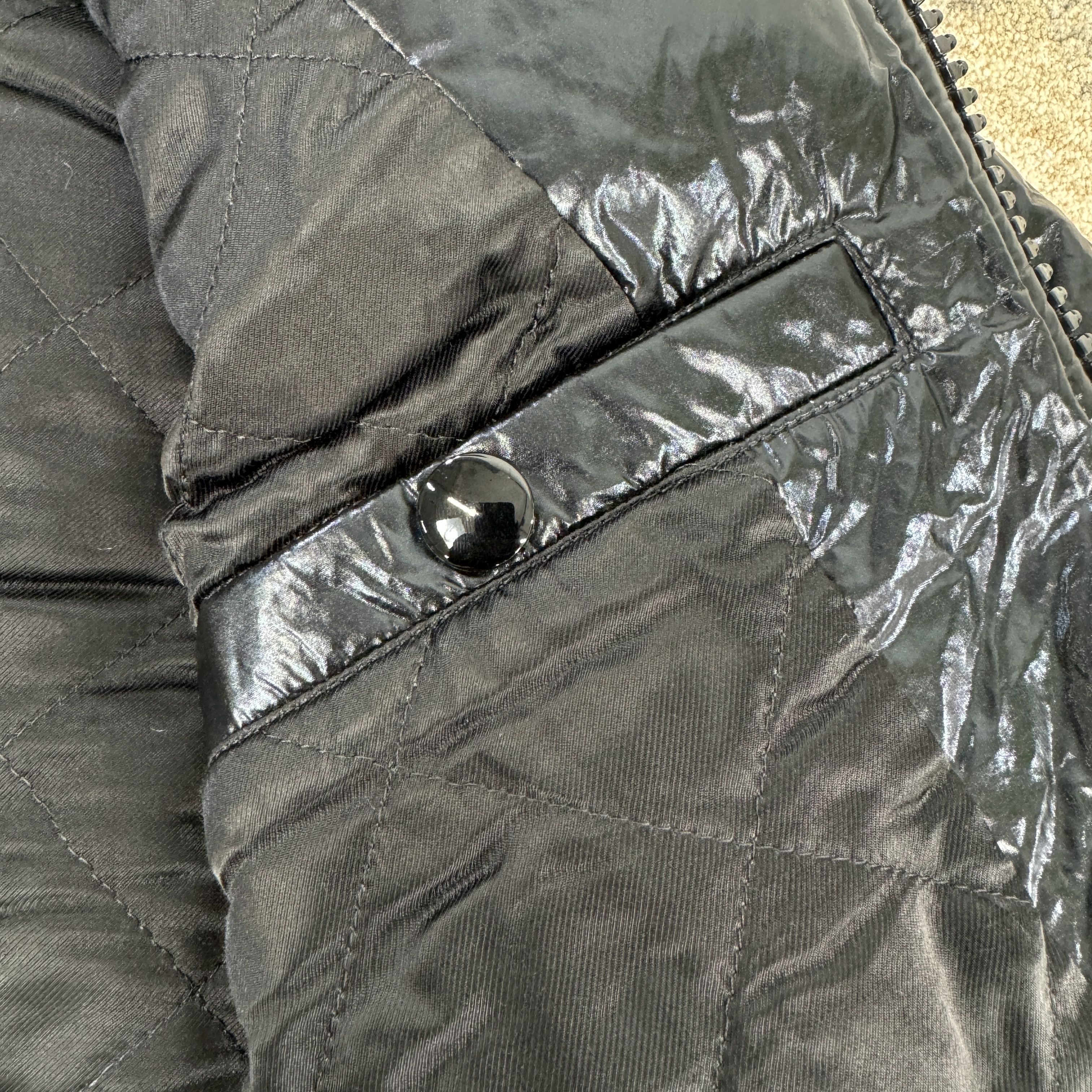 Dries Van Noten Dries Van Noten Vellow Crinkle Bomber Jacket Black RRP £1050 Size US S / EU 44-46 / 1 - 7 Thumbnail