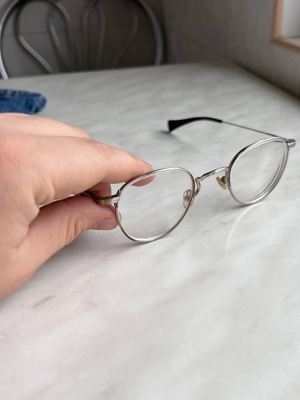 Baldinini × Designer Gimmy Baldinini Chrome Eyeglasses Vintage Eyewear's Italy Size ONE SIZE - 7 Thumbnail