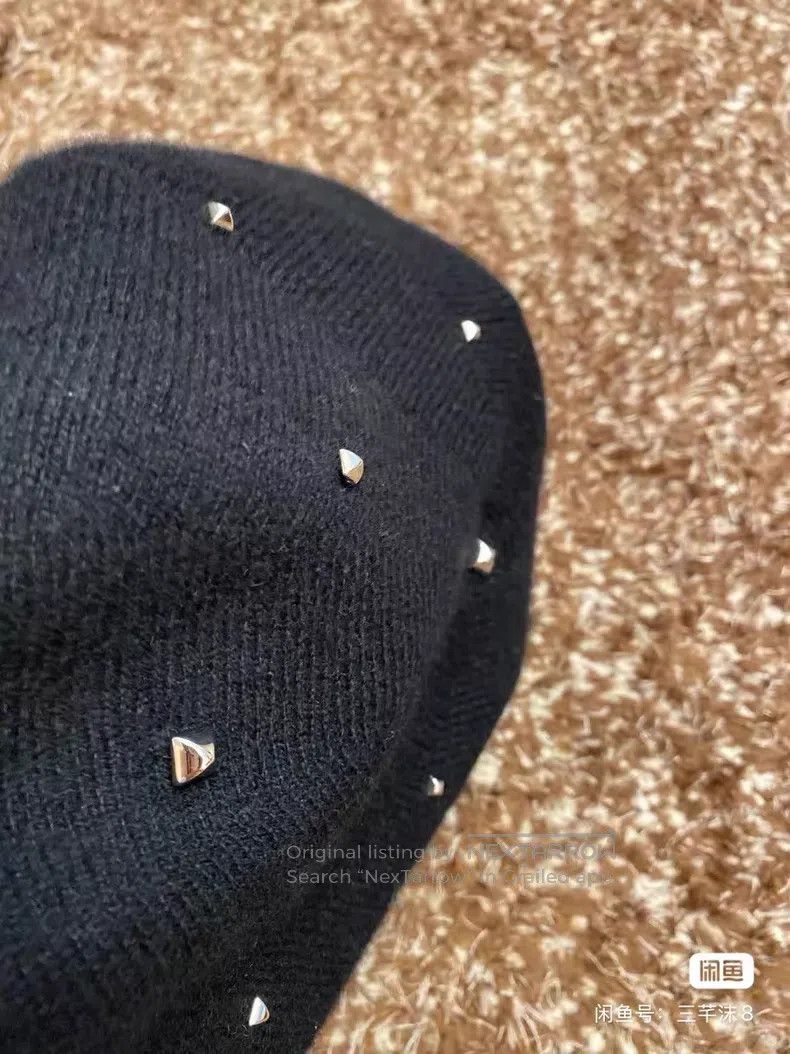 Hermes Hermes size M Cashmere Beret Size ONE SIZE - 8 Thumbnail