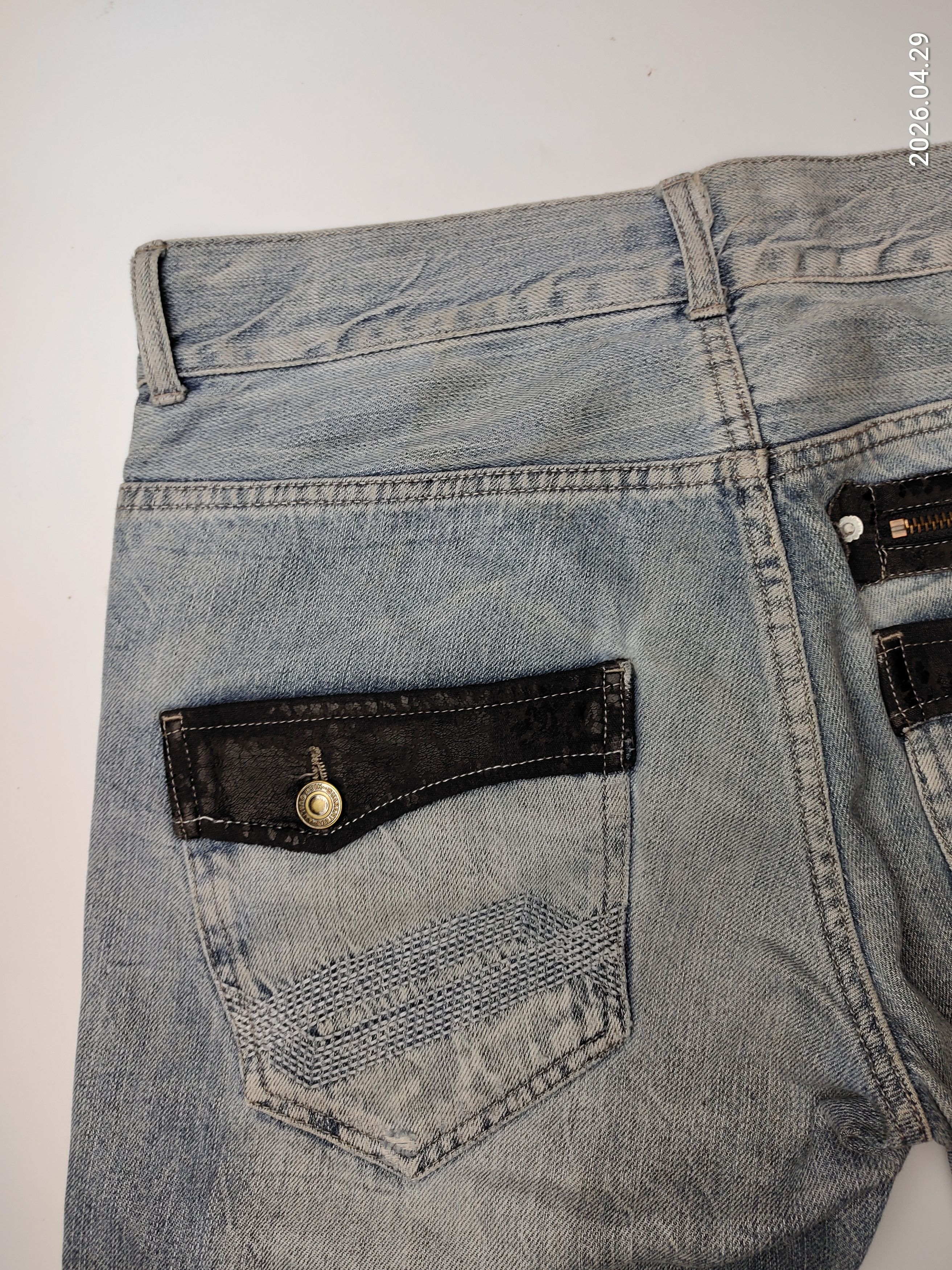 Japanese Brand Vintage Japanese Root Three denim pants Size US 30 / EU 46 - 12 Thumbnail