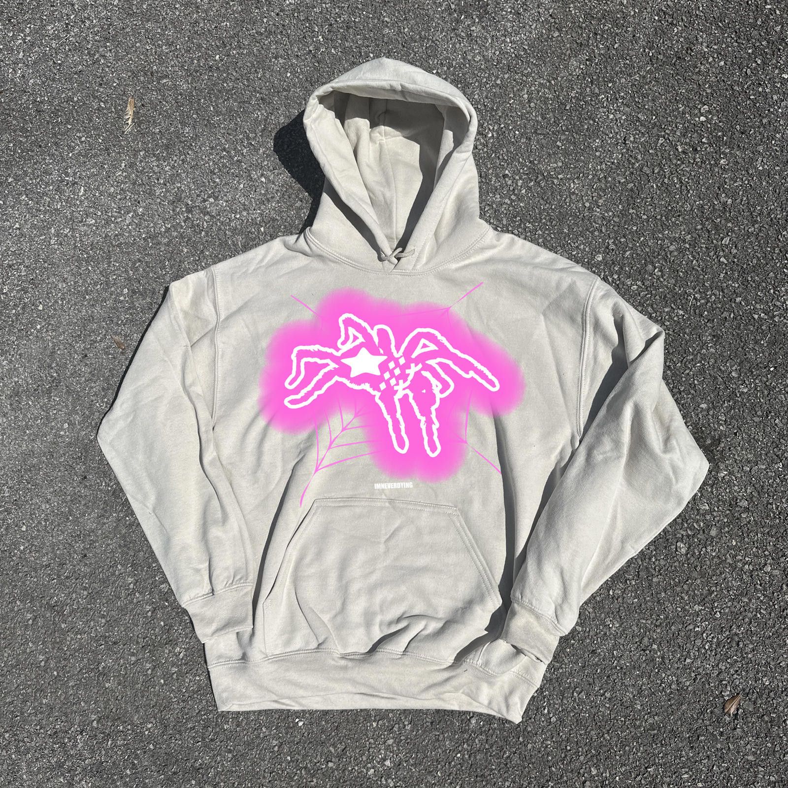 image of Spinner Hoodie Sand / Pink, Men's (Size Medium)