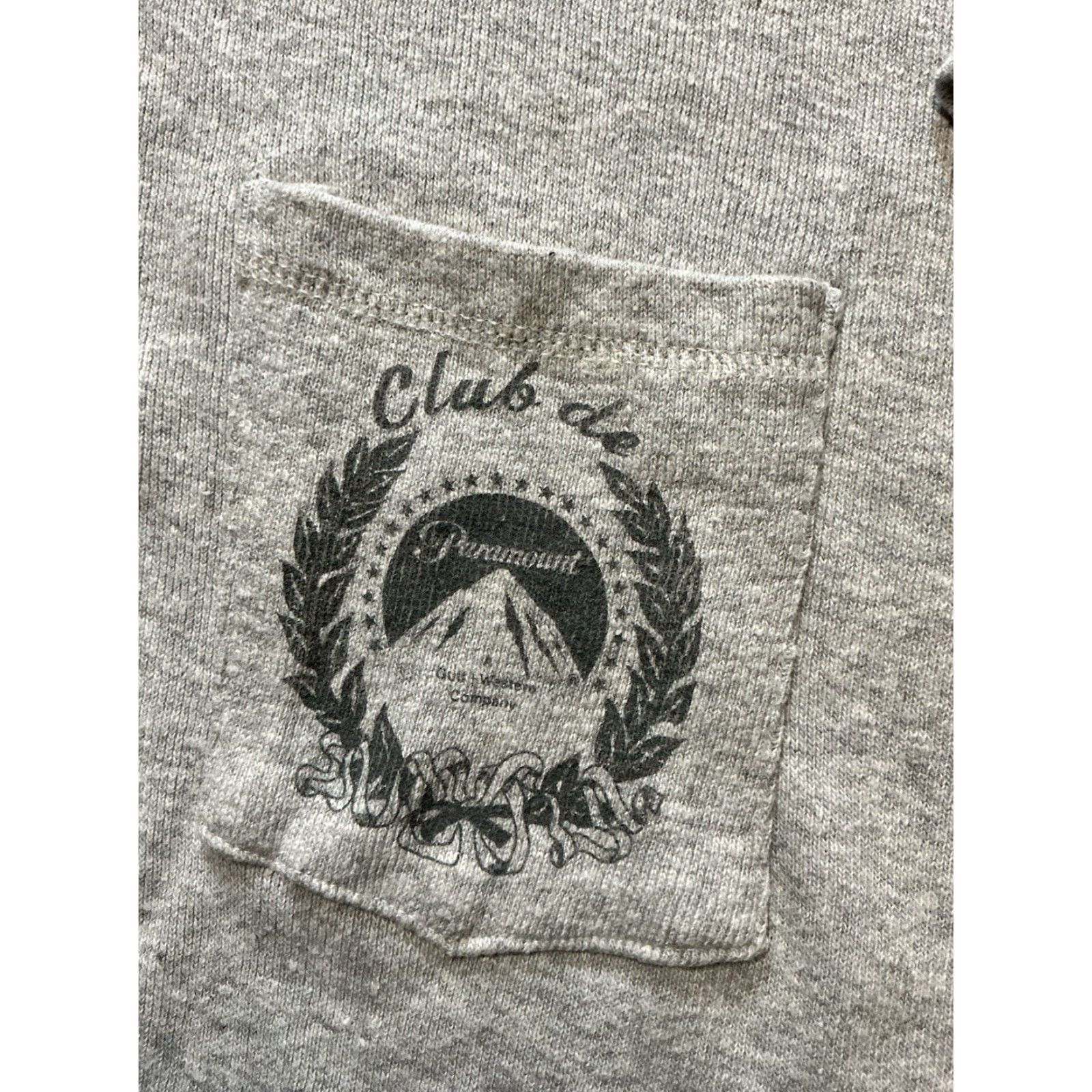 Vintage VINTAGE Bassett Walker Club De Paramount Pictures Ribbed Thermal Gray Shirt Sz.S Mens Size US S / EU 44-46 / 1 - 2 Thumbnail