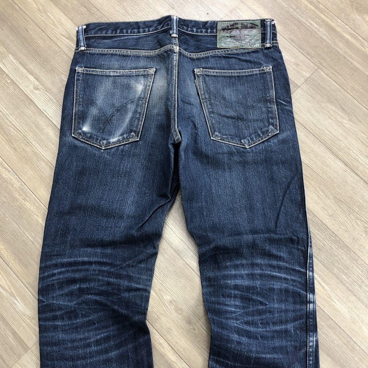 Blue Blue Japan × Japanese Brand × Vintage Vintage Blue Blue Japan Faded Jeans Size US 30 / EU 46 - 17 Thumbnail
