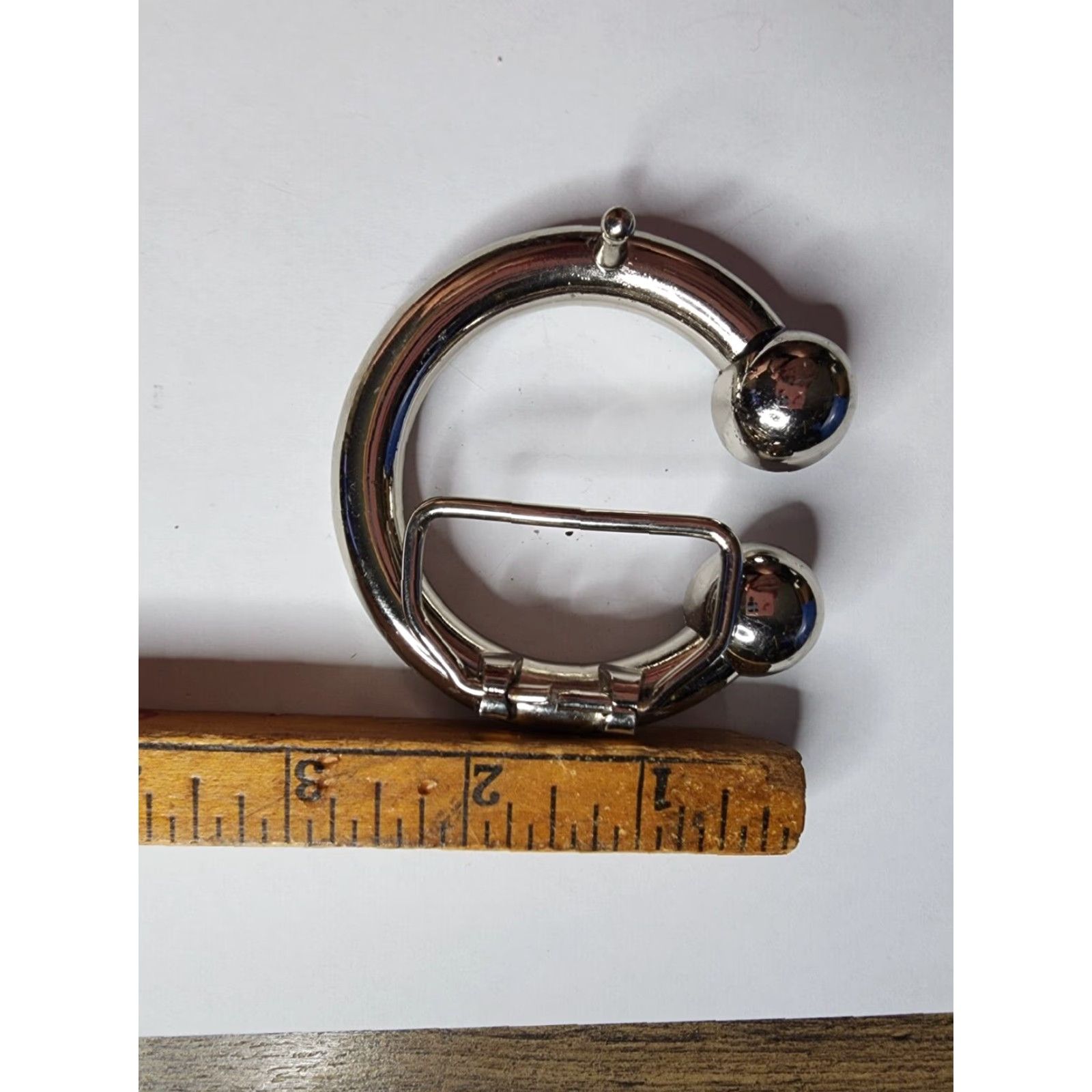 Vintage Vintage Western Belt Buckle Men Silver Rhinestones Cowboy 60s Rockabilly Accessories Size ONE SIZE - 3 Thumbnail