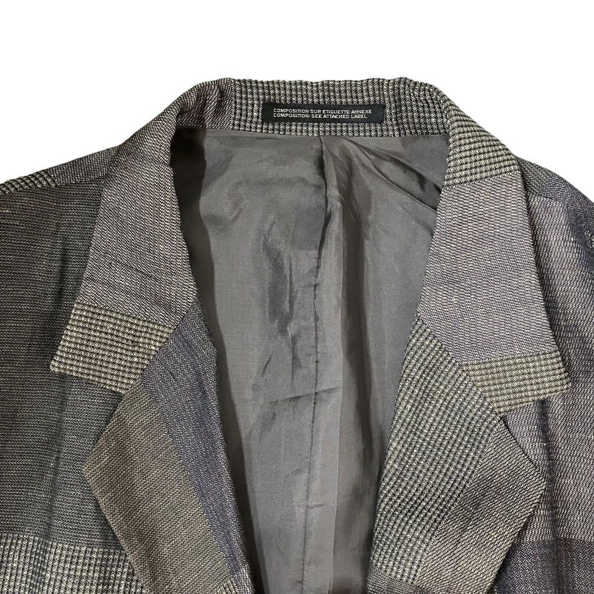 Yohji Yamamoto yohji yamamoto 20SS block linend stock jacket HN-J76-321 Size US S / EU 44-46 / 1 - 6 Thumbnail