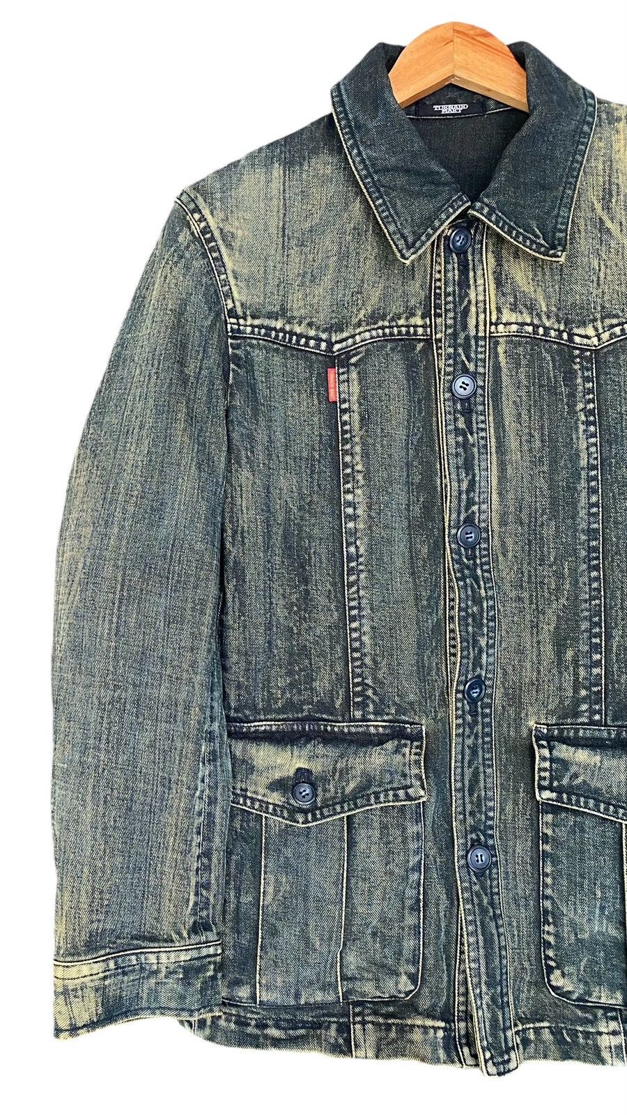 If Six Was Nine Rare TORNADO MART Denim Jacket Button (M) Size US M / EU 48-50 / 2 - 3 Thumbnail