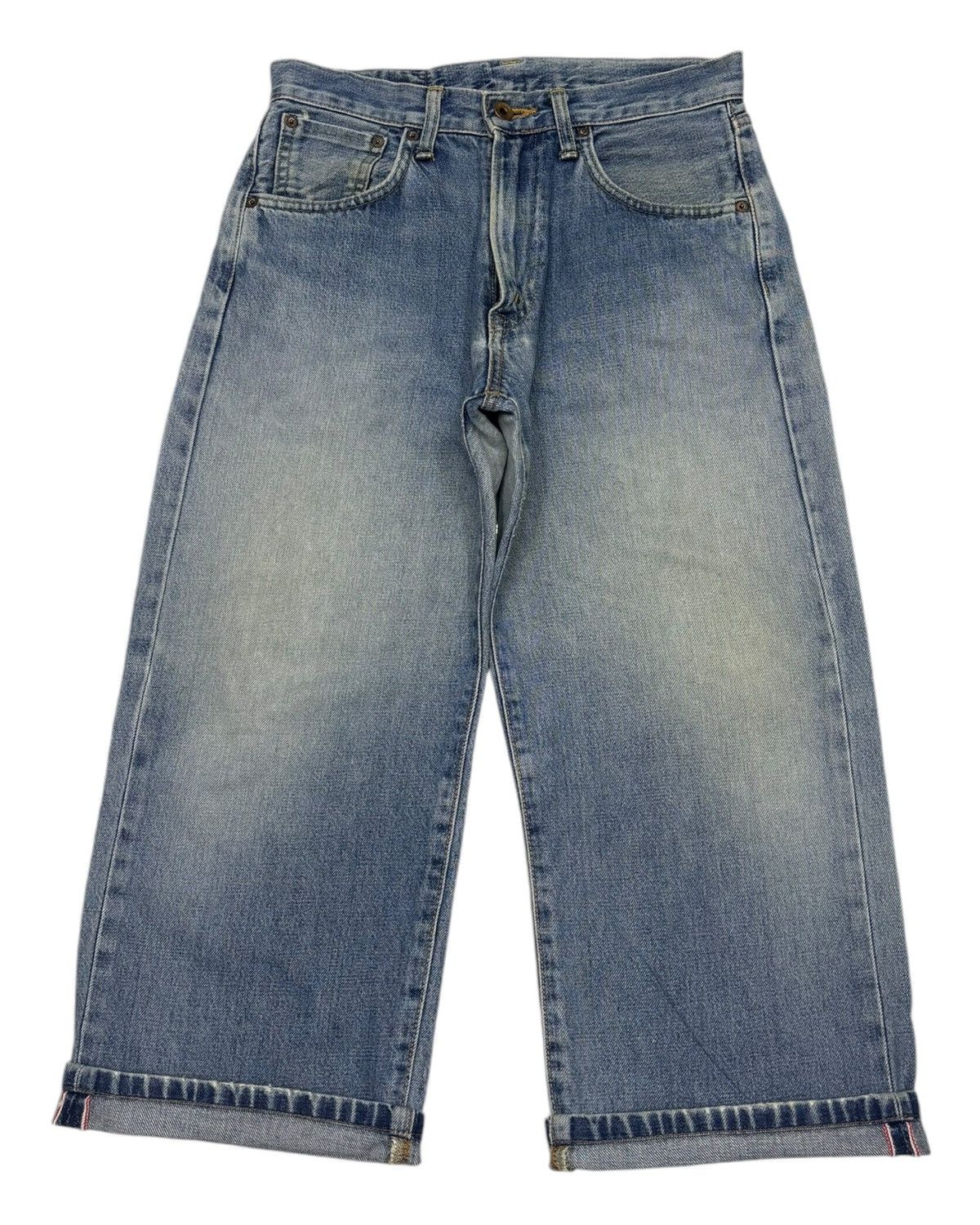 If Six Was Nine EDWIN 505 SELVEDGE JORTS DENIM JEANS Size US 28 / EU 44 - 1 Thumbnail