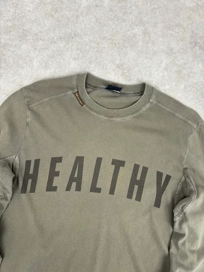 Dolce & Gabbana SS2003 Dolce & Gabbana Khaki Logo Longsleeve Size US M / EU 48-50 / 2 - 4 Thumbnail