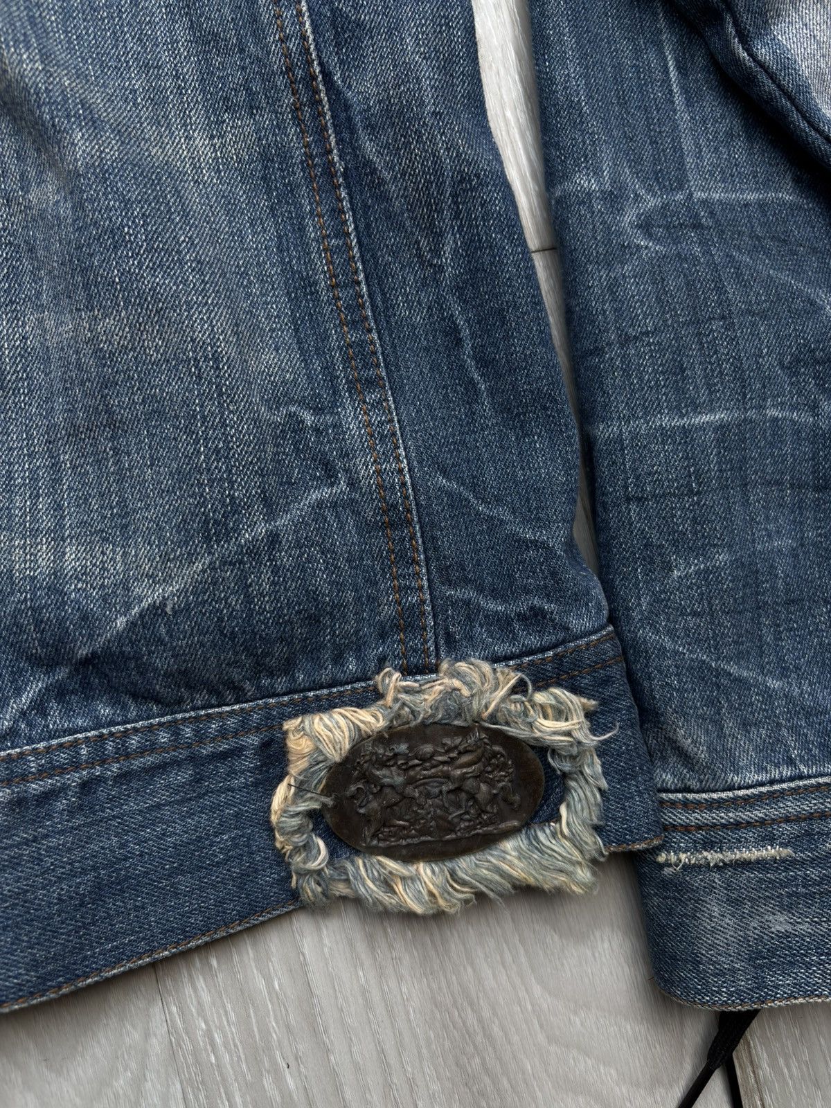 Hysteric Glamour CASVA phyton lace-up denim jacket Size US S / EU 44-46 / 1 - 8 Thumbnail