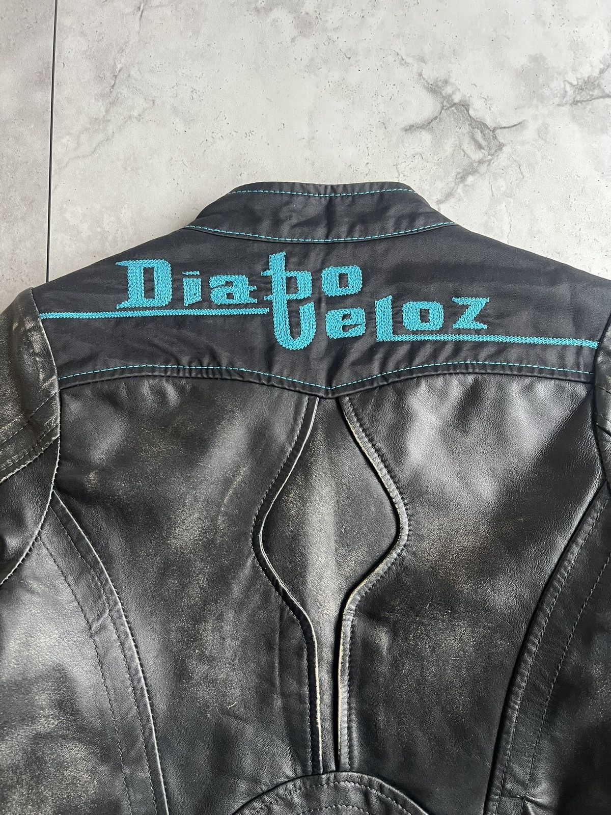 Diesel Diesel ‘Diablo’ Leather Racer Jacket Size US S / EU 44-46 / 1 - 3 Thumbnail