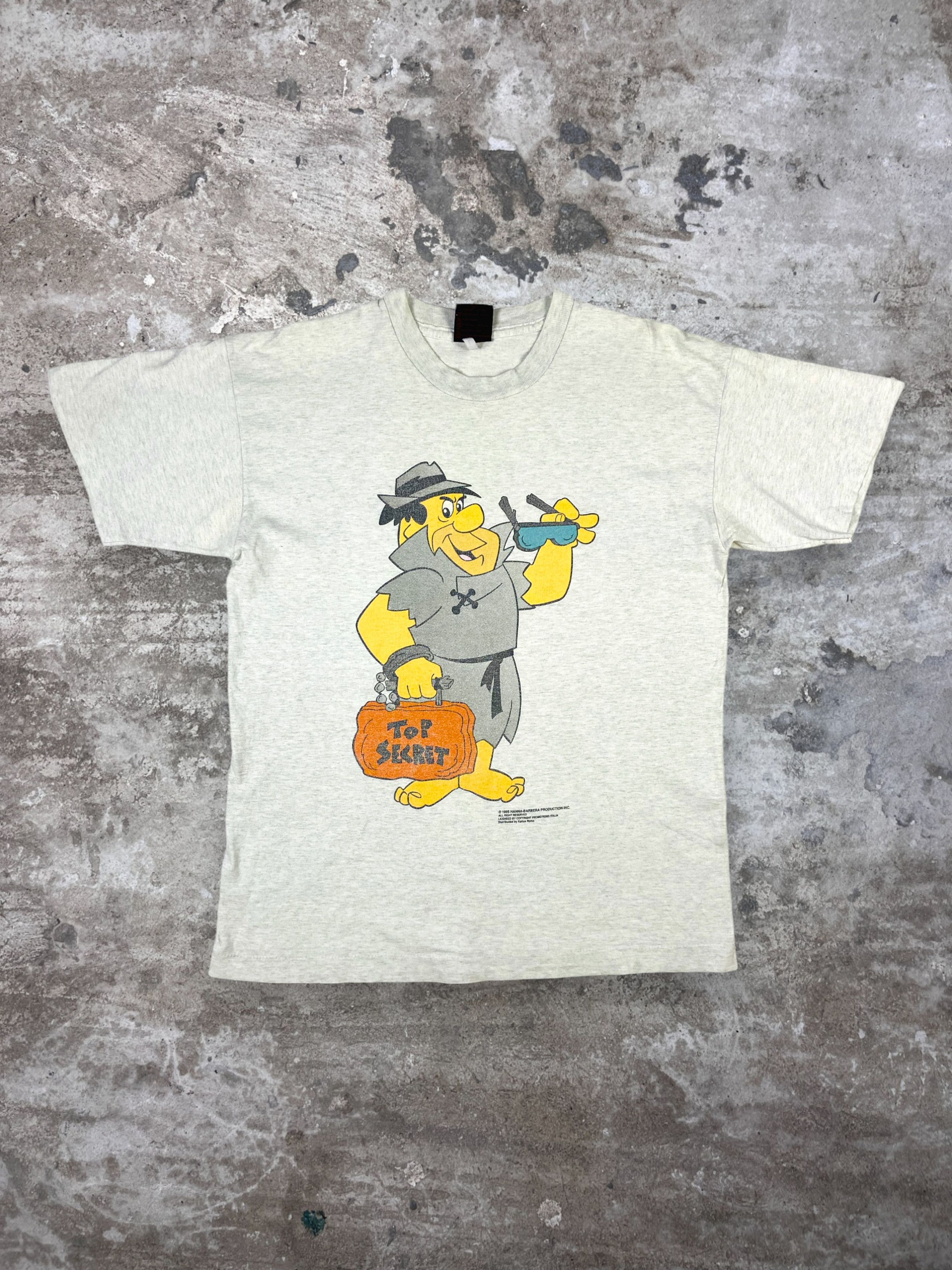 Cartoon Network 1995 FLINT STONES TOP SECRET SINGLE STITCH TEE - № 373 Size US L / EU 52-54 / 3 - 1 Thumbnail