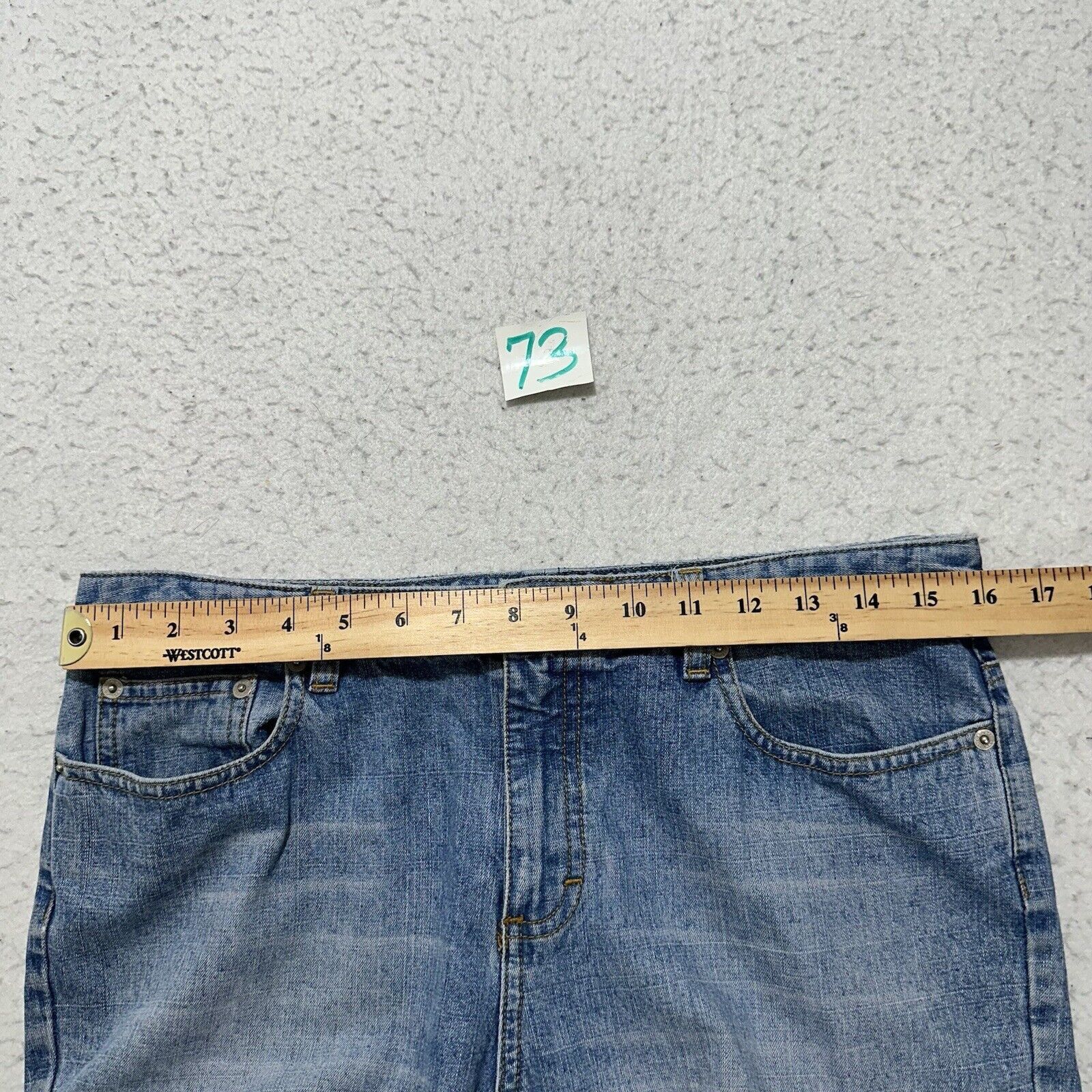 Loft Ann Taylor LOFT 8 Straight Leg Denim Jeans Light Blue 32x26 Size 30" / US 8 / IT 44 - 10 Thumbnail