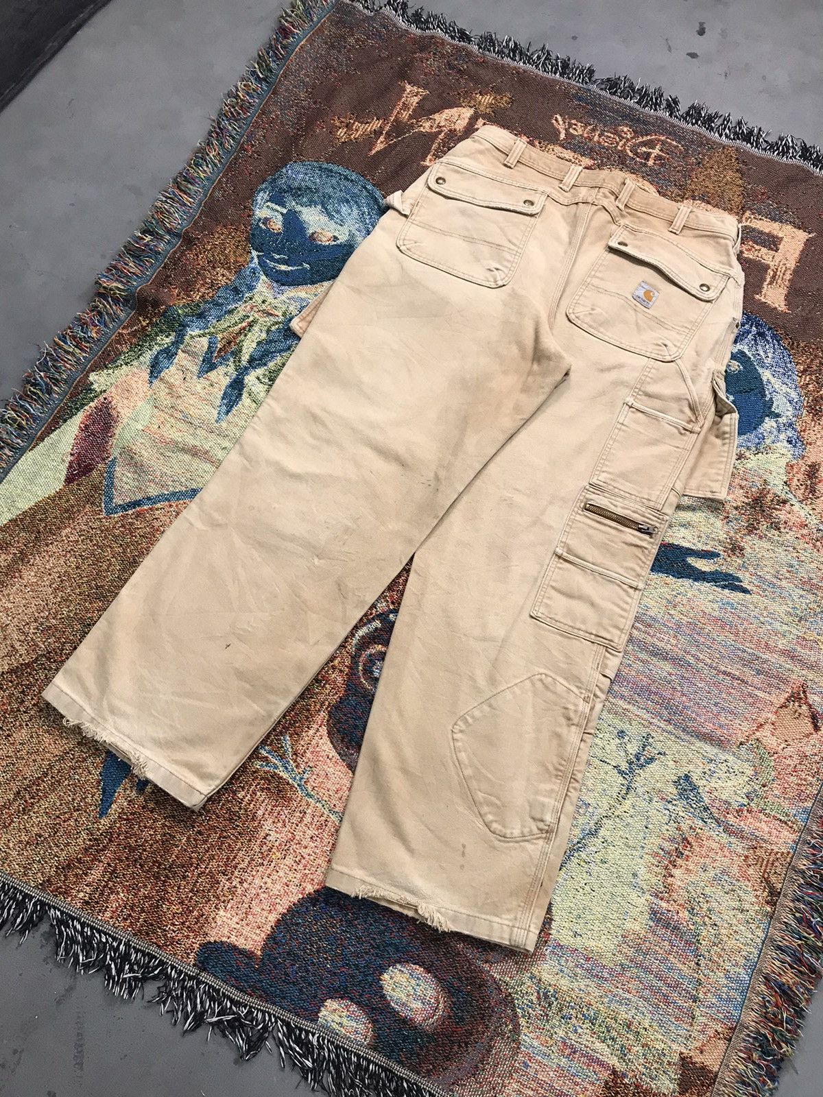 Carhartt Vintage Carhartt EB219 BRN double knee cargo workwear Size US 38 / EU 54 - 10 Thumbnail