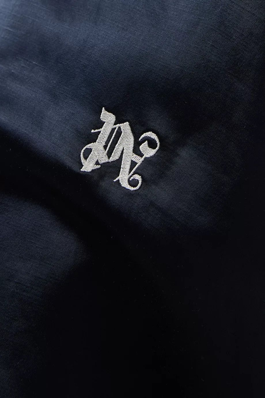 Palm Angels o1y1125 Linen Shirt in Midnight Blue Size XS / US 0-2 / IT 36-38 - 4 Thumbnail