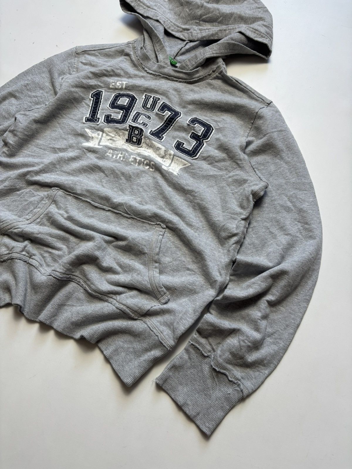 If Six Was Nine 🔥Archival distressed printed light hoodie Japanese style Size XL / US 12-14 / IT 48-50 - 3 Thumbnail