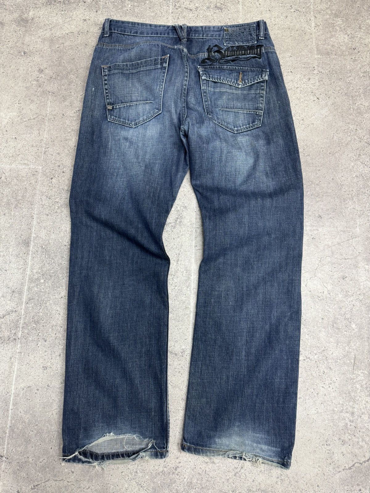 Billabong Wow😻VINTAGE CARGO MULTI-POCKET STREETWEAR FUBU DENIM EVISU Size US 34 / EU 50 - 10 Thumbnail