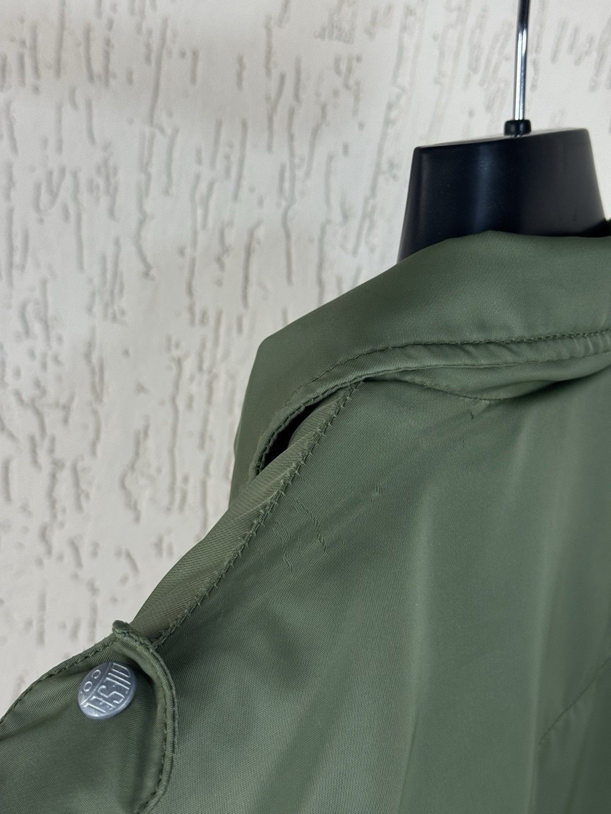 Diesel × Vintage Diesel State Guard Military Bomber Jacket Made In Italy Size US XL / EU 56 / 4 - 15 Thumbnail