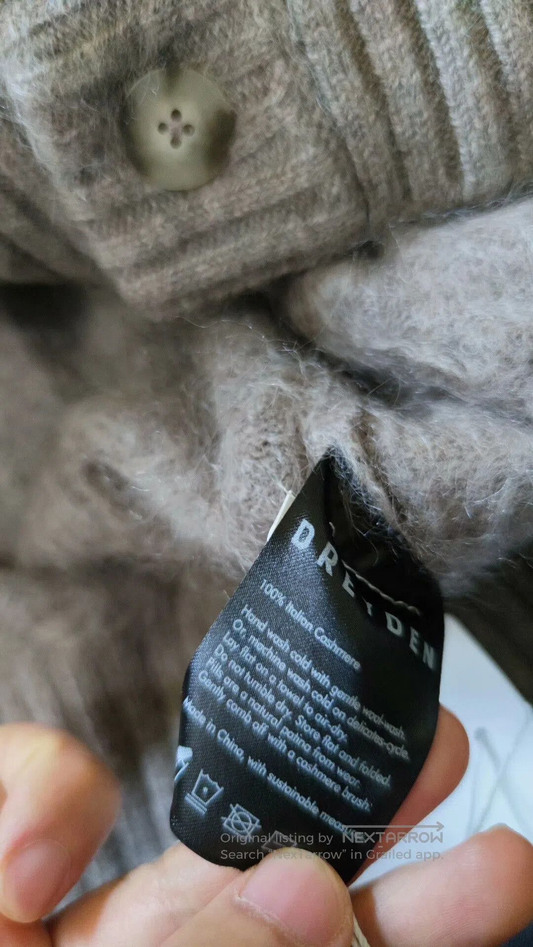 Doriani Dreyden Cashmere Cardigan for Autumn Winter. Size M / US 6-8 / IT 42-44 - 6 Thumbnail