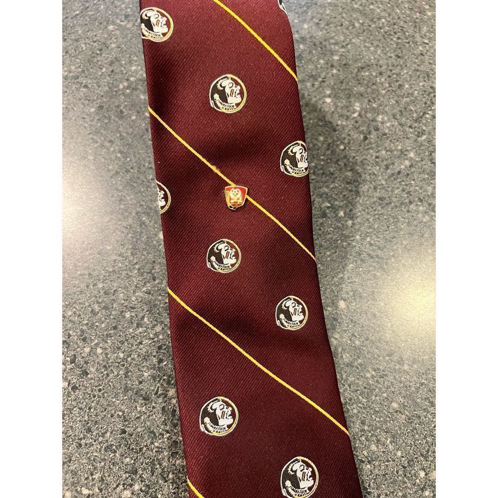 NCAA Florida State Seminoles FSU University NECK TIE Size ONE SIZE - 2 Thumbnail
