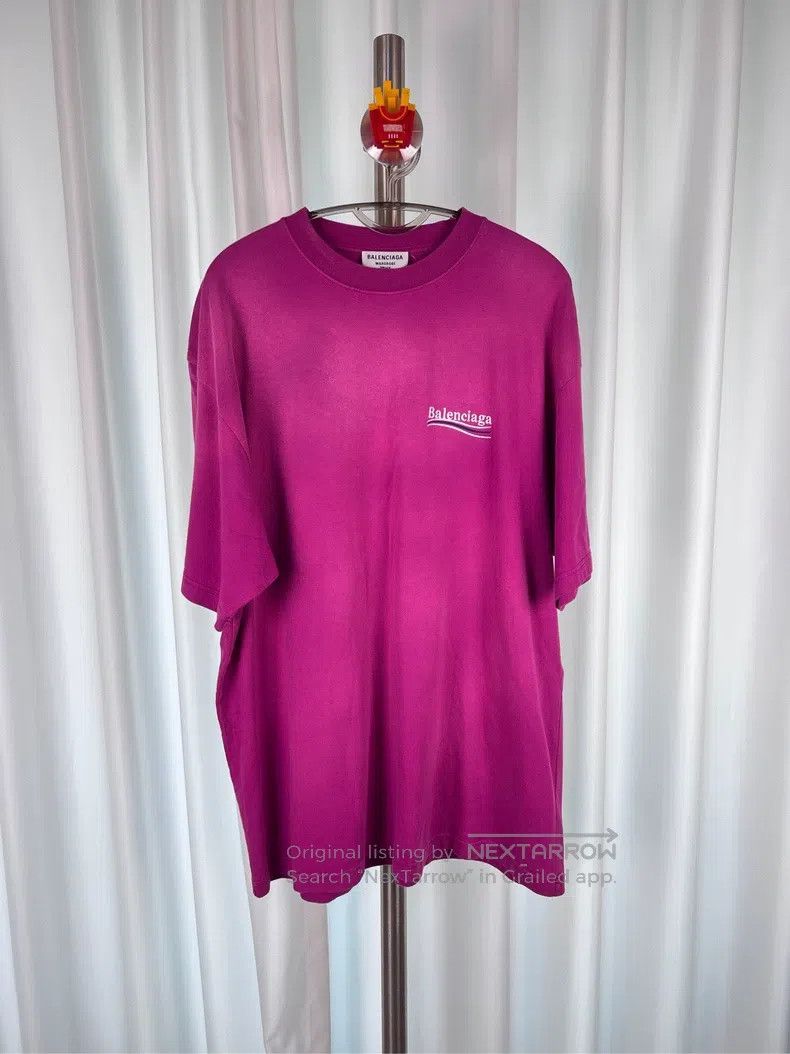 Other Balenciaga Pink Tie-Dye Coca-Cola Wave Short Sleeve T-Shir Size US M / EU 48-50 / 2 - 1 Thumbnail