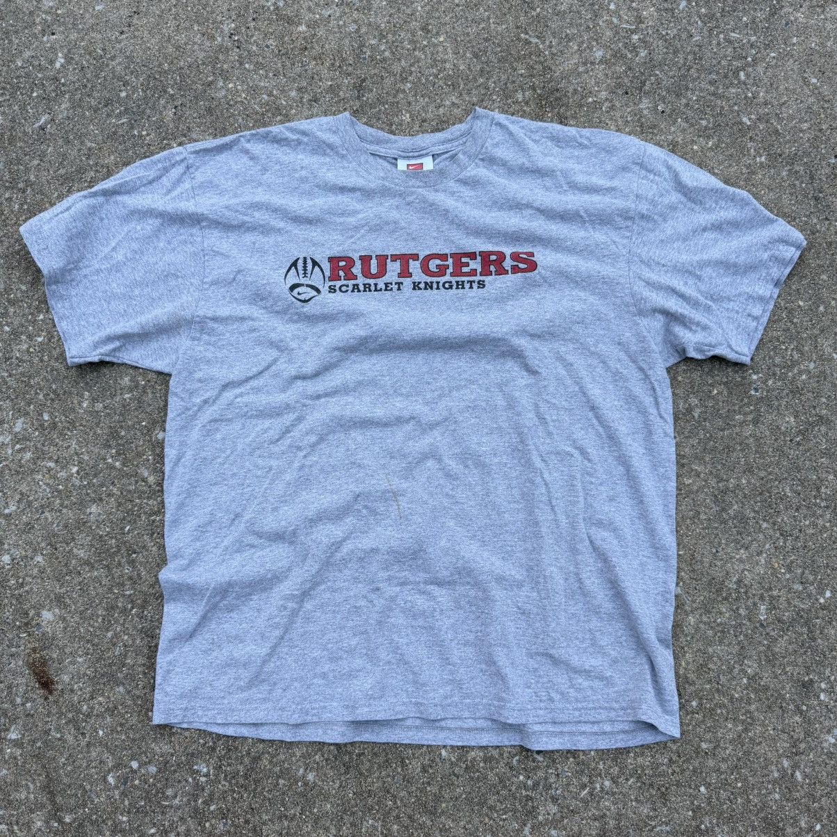 Nike Vintage Nike Rutgers Scarlet Knights Football Tee size XL Size US XL / EU 56 / 4 - 1 Thumbnail