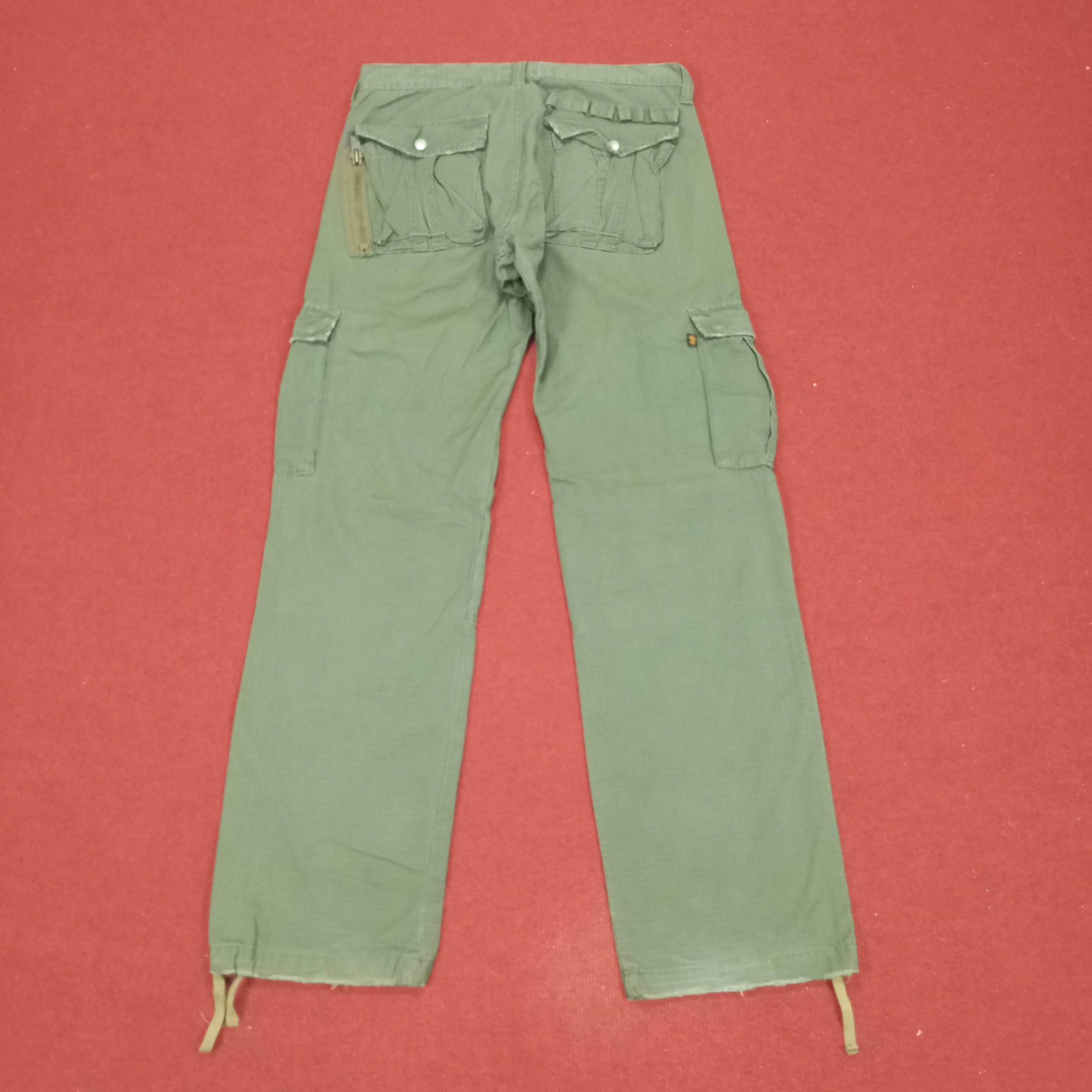 Alpha Industries × Vintage Alpha Industries Cargo Pocket Style Pants Size US 31 - 4 Thumbnail
