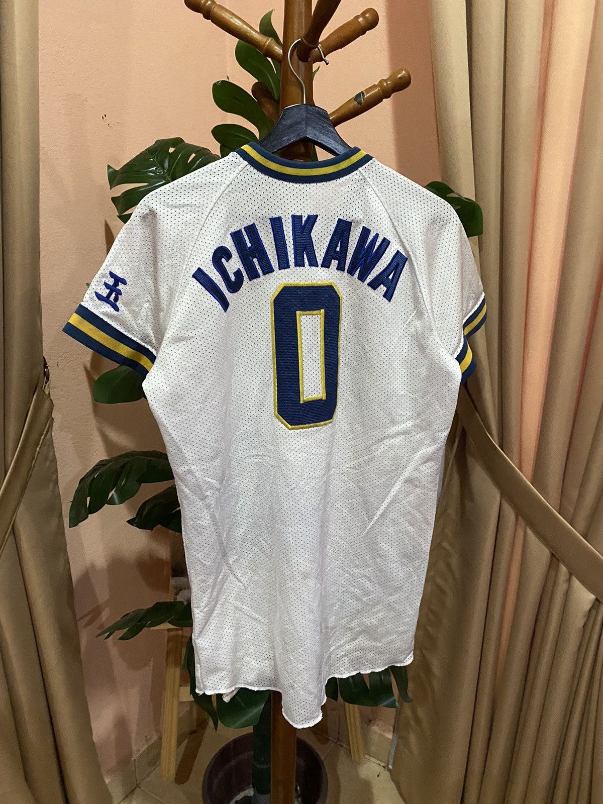 Mizuno VINTAGE NINETYS ICHIKAWA BASEBALL JERSEY Size US M / EU 48-50 / 2 - 10 Thumbnail