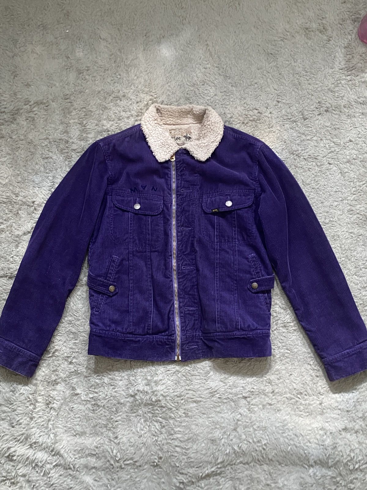 Lee Lee Storm Rider x Soe Sherpa Trucker Corduroy Jacket Size US S / EU 44-46 / 1 - 1 Thumbnail