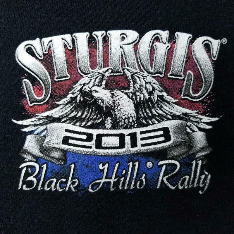 Gildan Sturgis Black Hills Rally T Shirt Mens XL 73rd Annual 2013 Size US XL / EU 56 / 4 - 4 Thumbnail