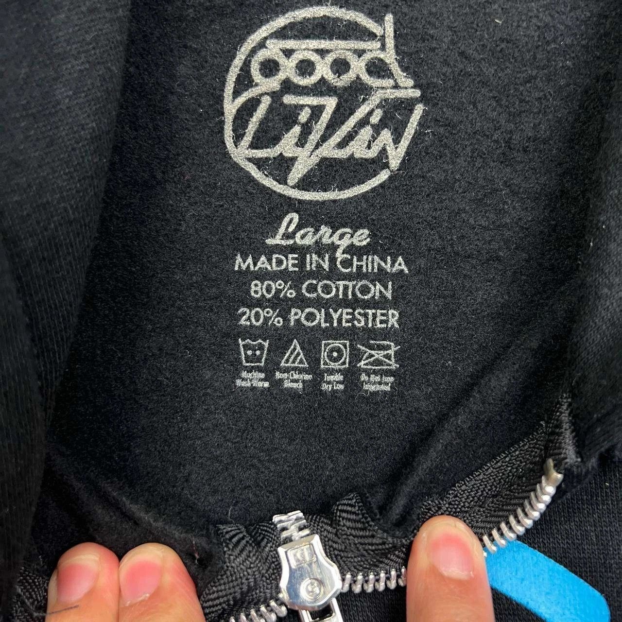 Other Good Livin Hoodie Men Black Fleece Lined Full Zip New L Size US L / EU 52-54 / 3 - 2 Thumbnail