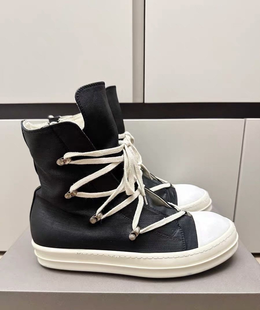 Rick Owens Rick Owens DRKSHDW High-Top Multi-Lace Canvas Size US 7.5 / EU 40-41 - 3 Thumbnail