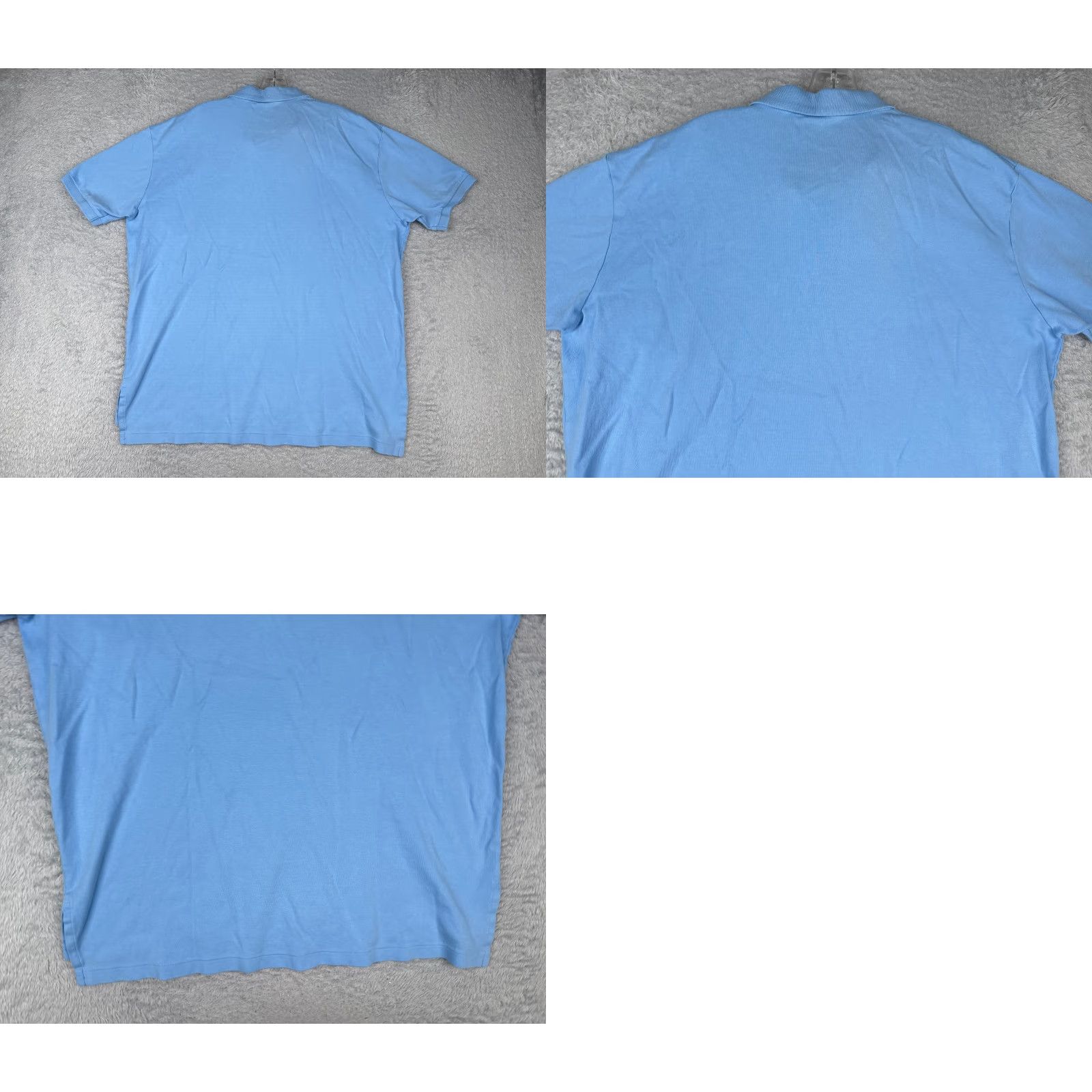 Ralph Lauren VINTAGE Ralph Lauren Polo Shirt Men XL Blue Short Sleeve 100% Cotton Polo Shirt Slim Fit 100% Cotton Logo Embroidered Button Collared Size US XL / EU 56 / 4 - 9 Thumbnail