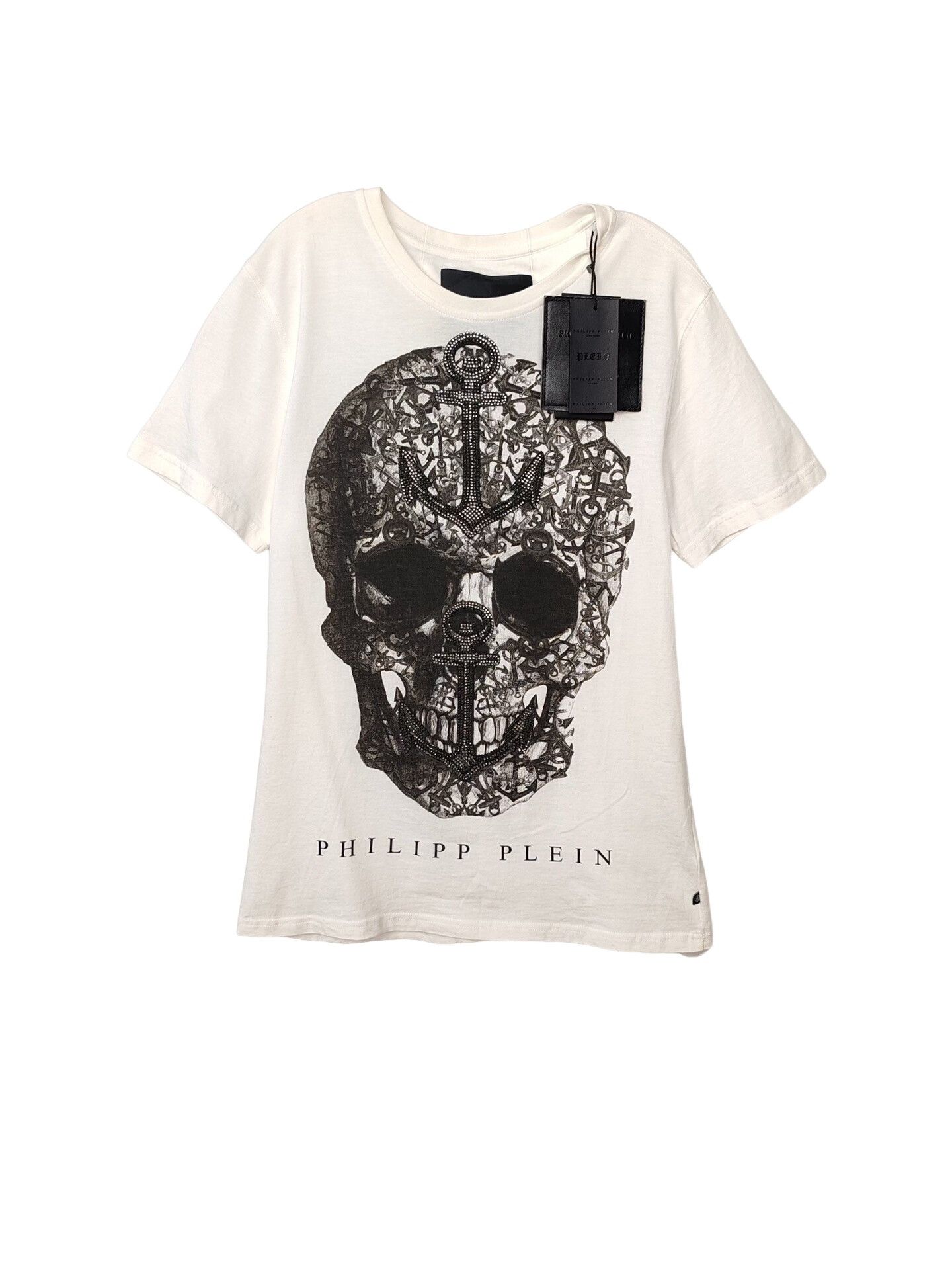 Philipp Plein Philipp Plein Anchor Skull T-Shirt US M Size US M / EU 48-50 / 2 - 1 Thumbnail
