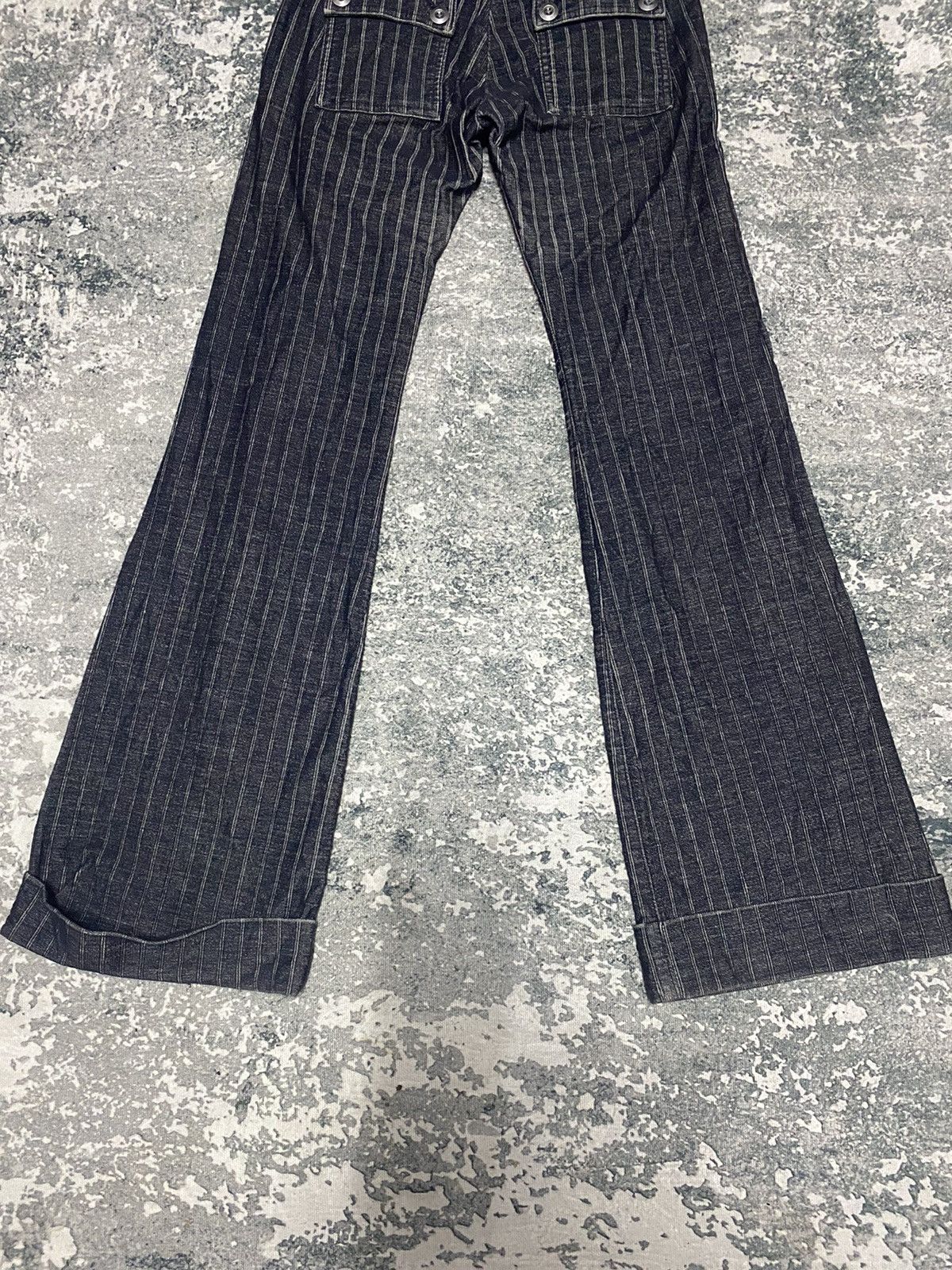 Beauty Beast × Japanese Brand RU JEANS COLOR FLARED BOOTCUT STRECTH DENIM JEANS Size 26" / US 2 / IT 38 - 6 Thumbnail