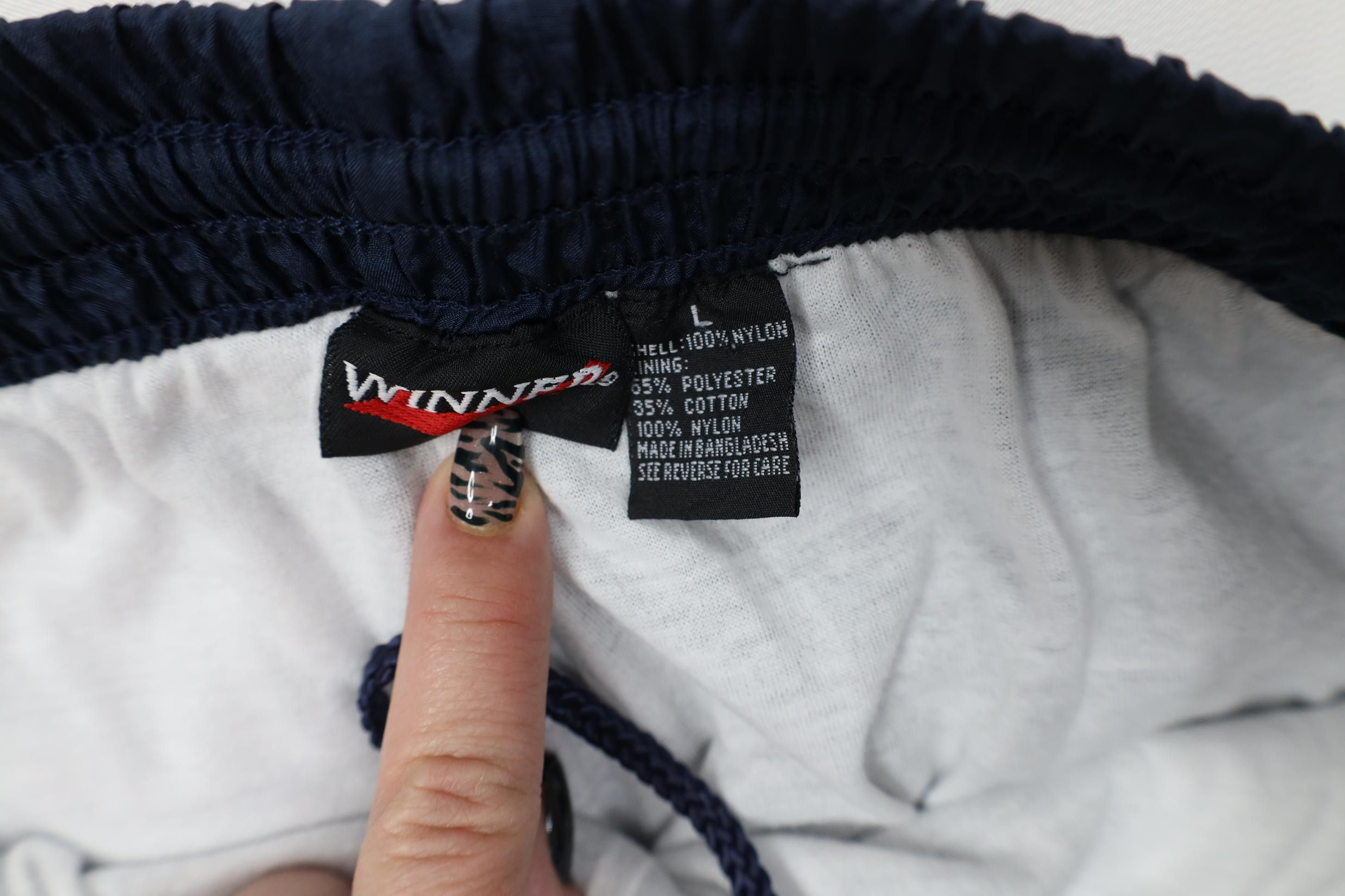 Vintage Vintage 90s Streetwear Lined Windbreaker Joggers Pants Blue Size US 36 / EU 52 - 8 Thumbnail