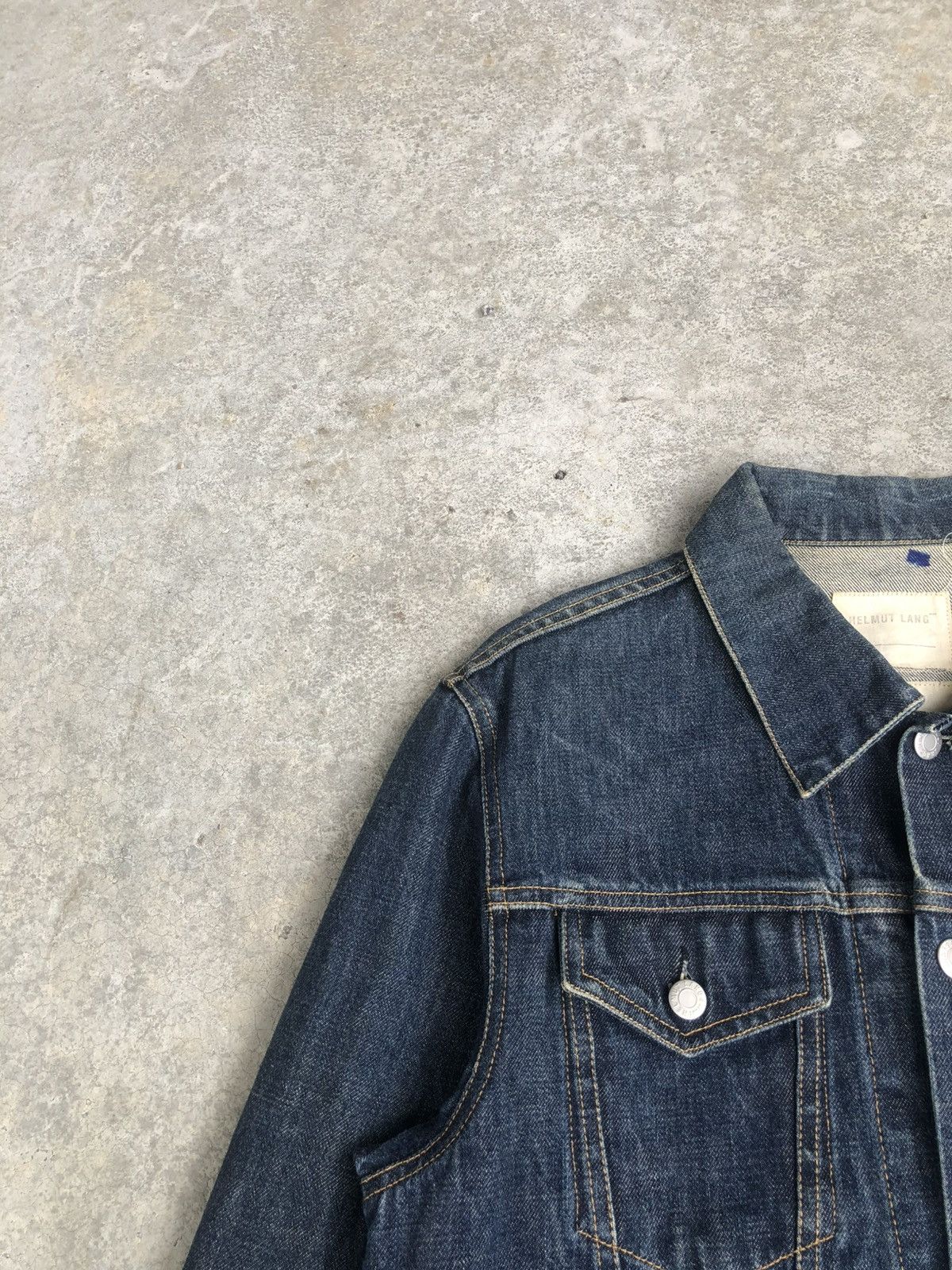 Helmut Lang Helmut Lang Classic Raw Denim Jacket Size US L / EU 52-54 / 3 - 6 Thumbnail