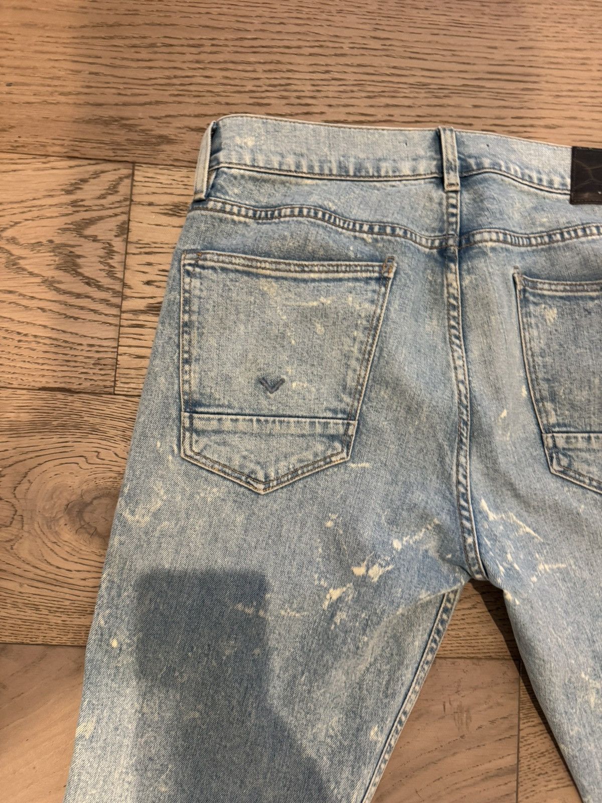 Hudson HUDSON AXL Skinny Fit Acid Wash Jeans – Size 33 Size US 33 - 9 Thumbnail