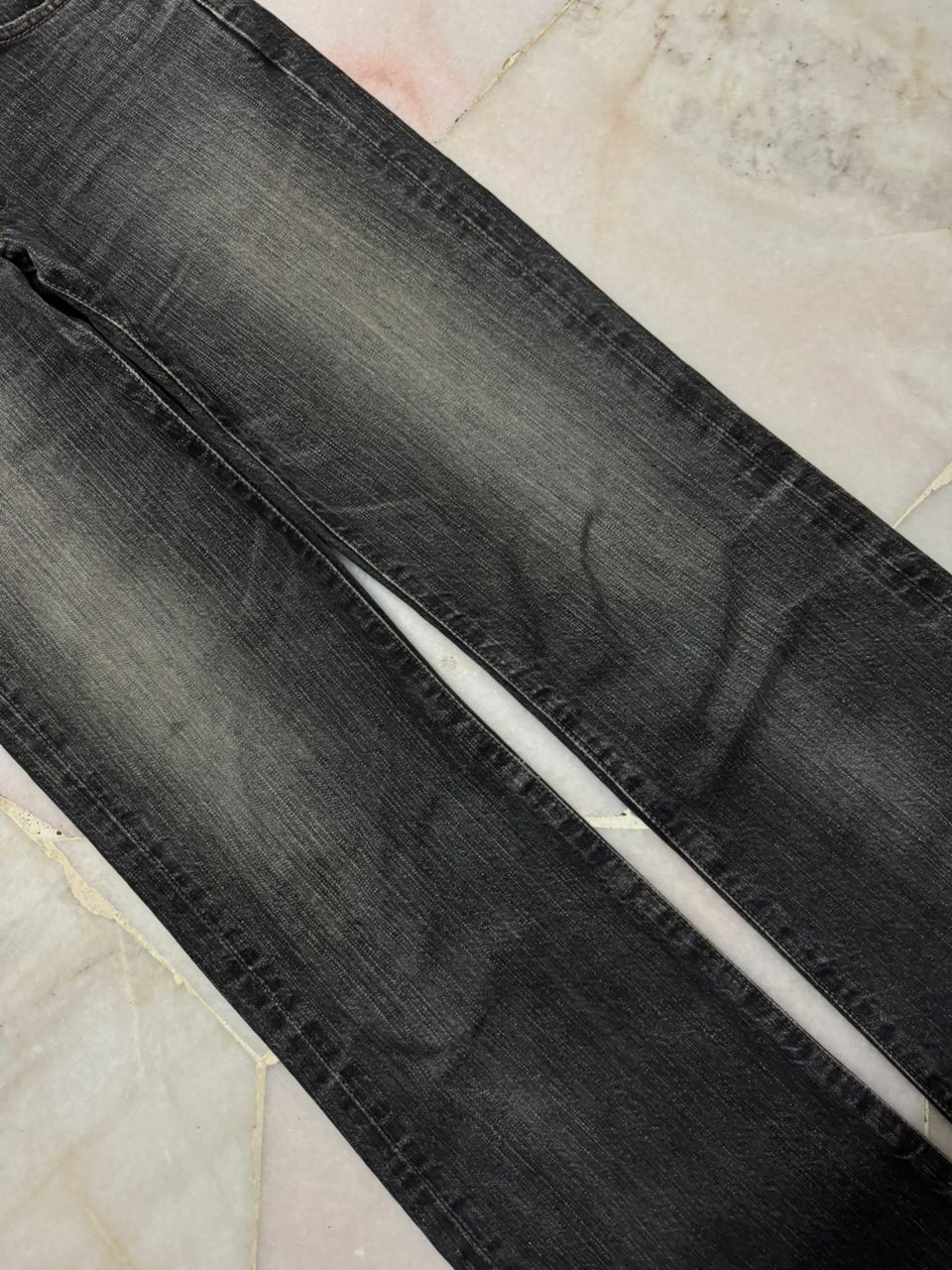 Edwin 💥503 Bootcut💥Vintage Edwin Rebel Sand Washed Dark Denim Jean Size US 27 - 7 Thumbnail