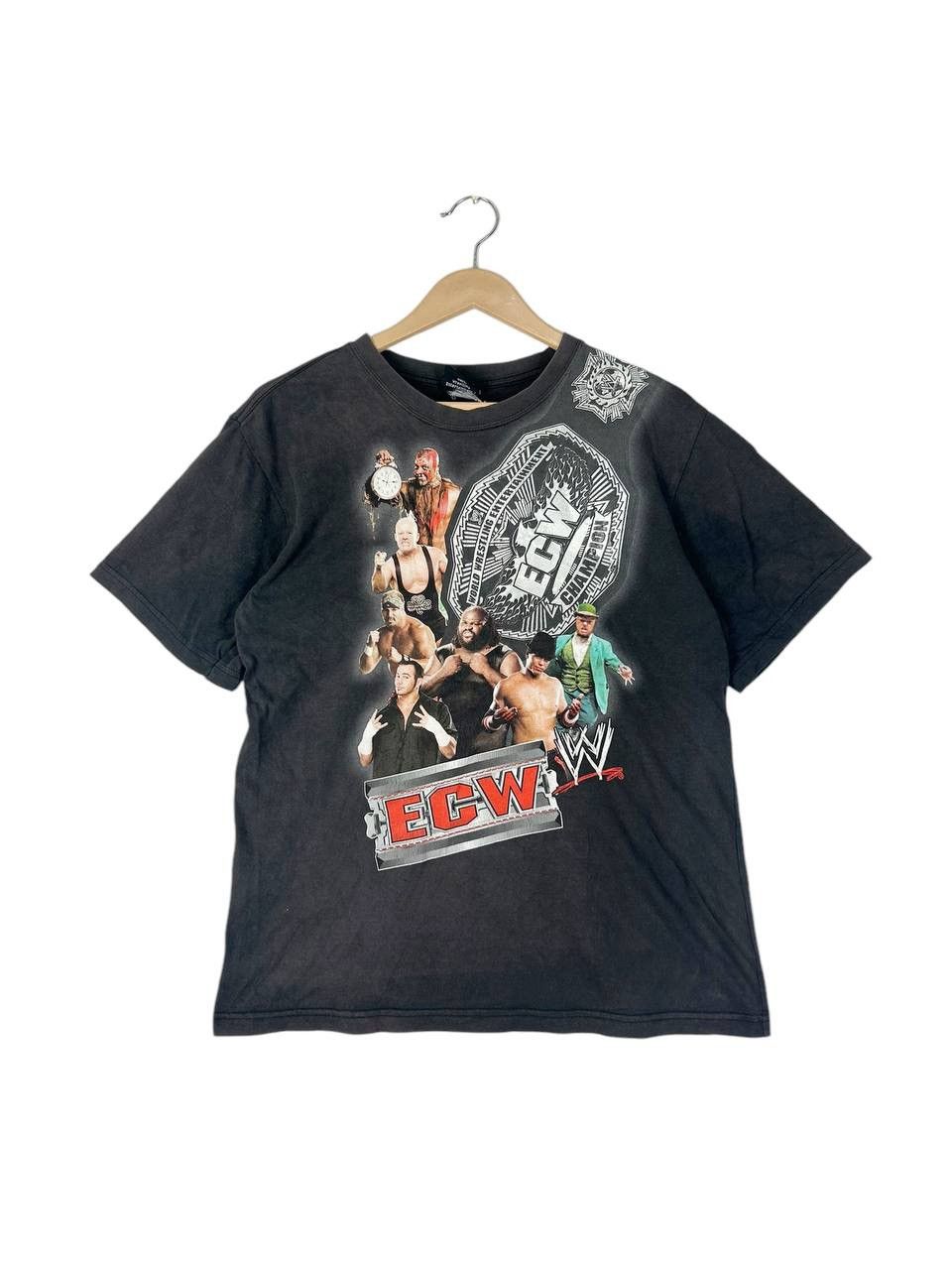 Vintage × WWE × WWF Vintage WWE ECW Championship Graphic Tee – Classic Wrestling Size US M / EU 48-50 / 2 - 1 Thumbnail