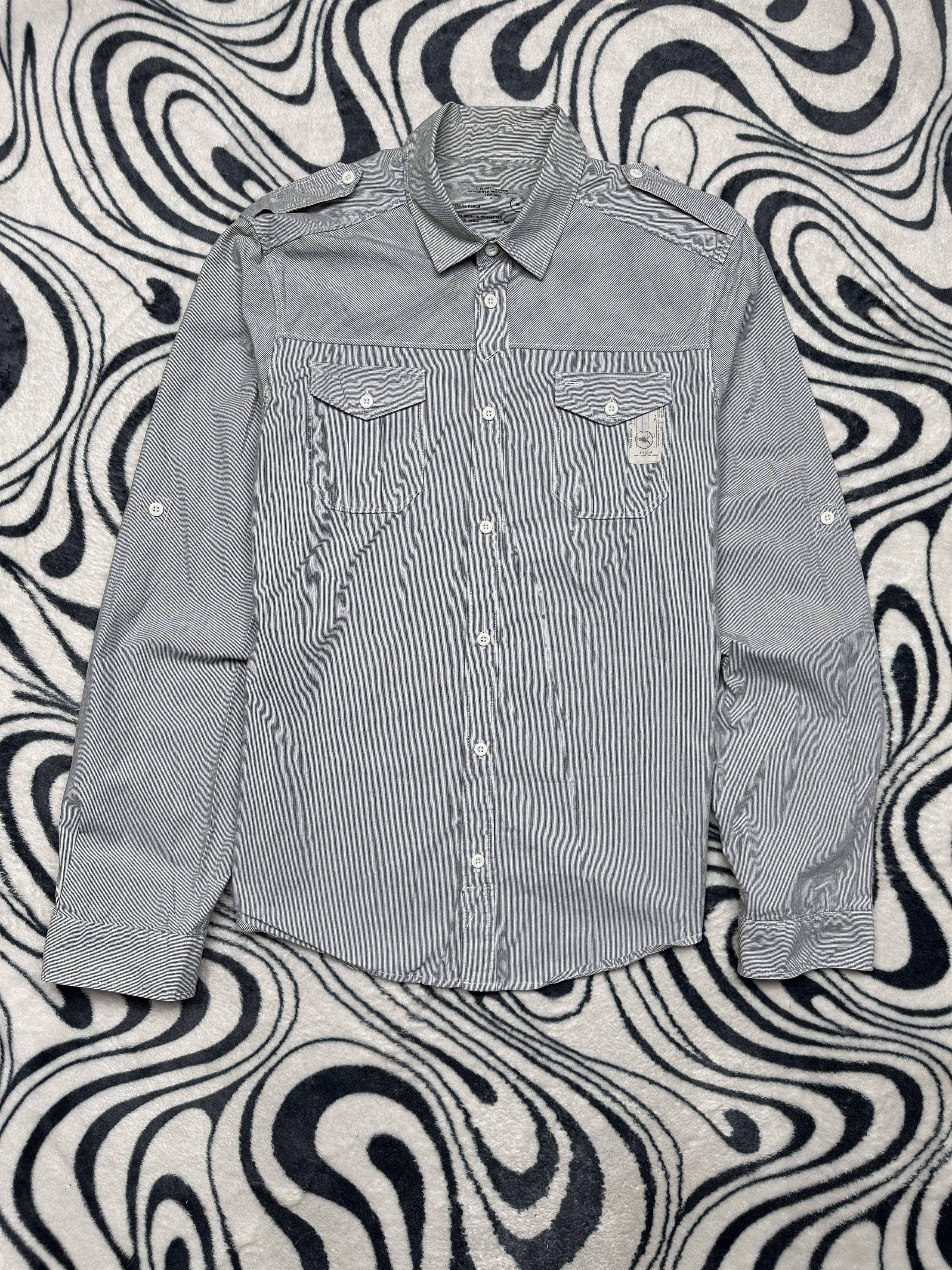 Allsaints AllSaints Mens Staunton Long Sleeve Shirt Size US M / EU 48-50 / 2 - 1 Thumbnail