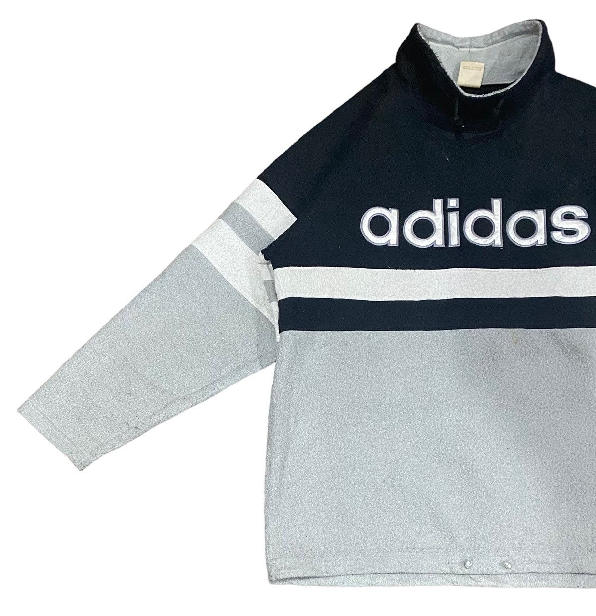 Vintage Vintage Adidas Descente Big Logo Fleece Size US L / EU 52-54 / 3 - 4 Thumbnail