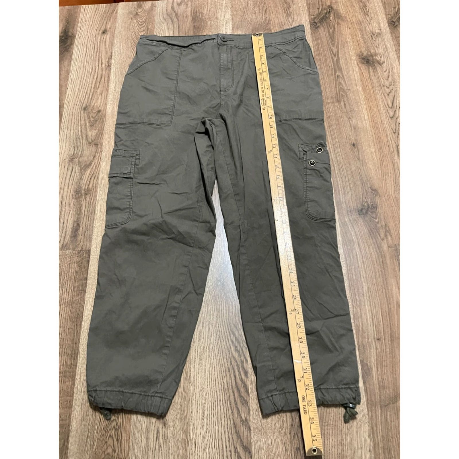 Sanctuary Sanctuary Pants Woman XL Green Capris Cargo Pockets Size 40" / US 18 - 7 Thumbnail