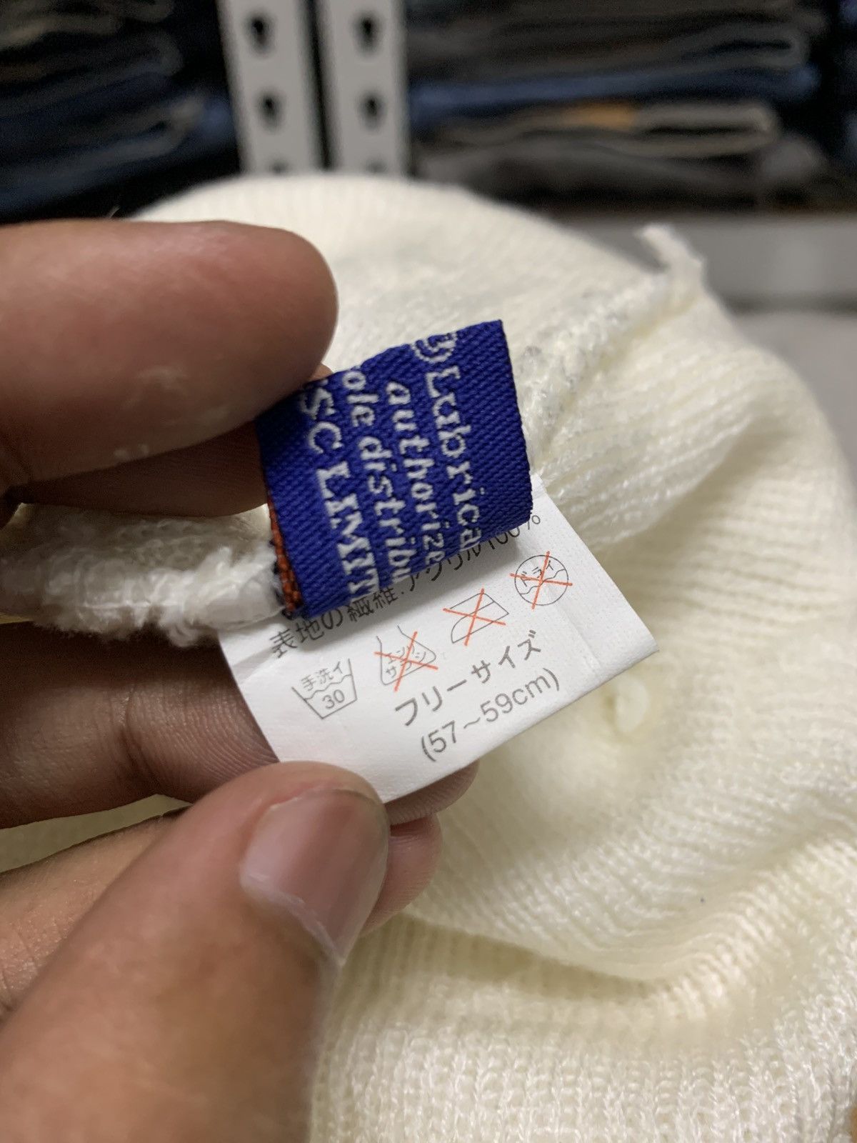 Japanese Brand Vintage 76 Lubricants White Beanie hat Size ONE SIZE - 6 Thumbnail