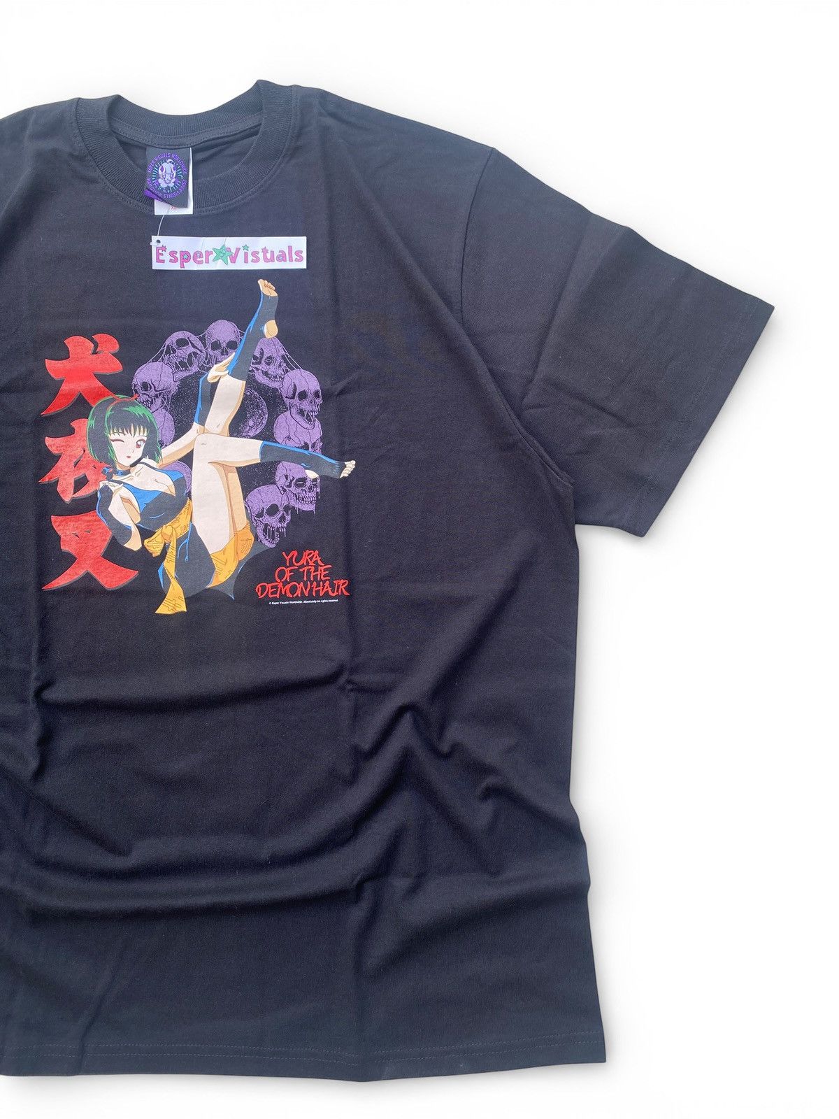 Japanese Brand Rare Yura of The Demon Hair Anime Waifu T-Shirt Black XL Size US XL / EU 56 / 4 - 2 Thumbnail