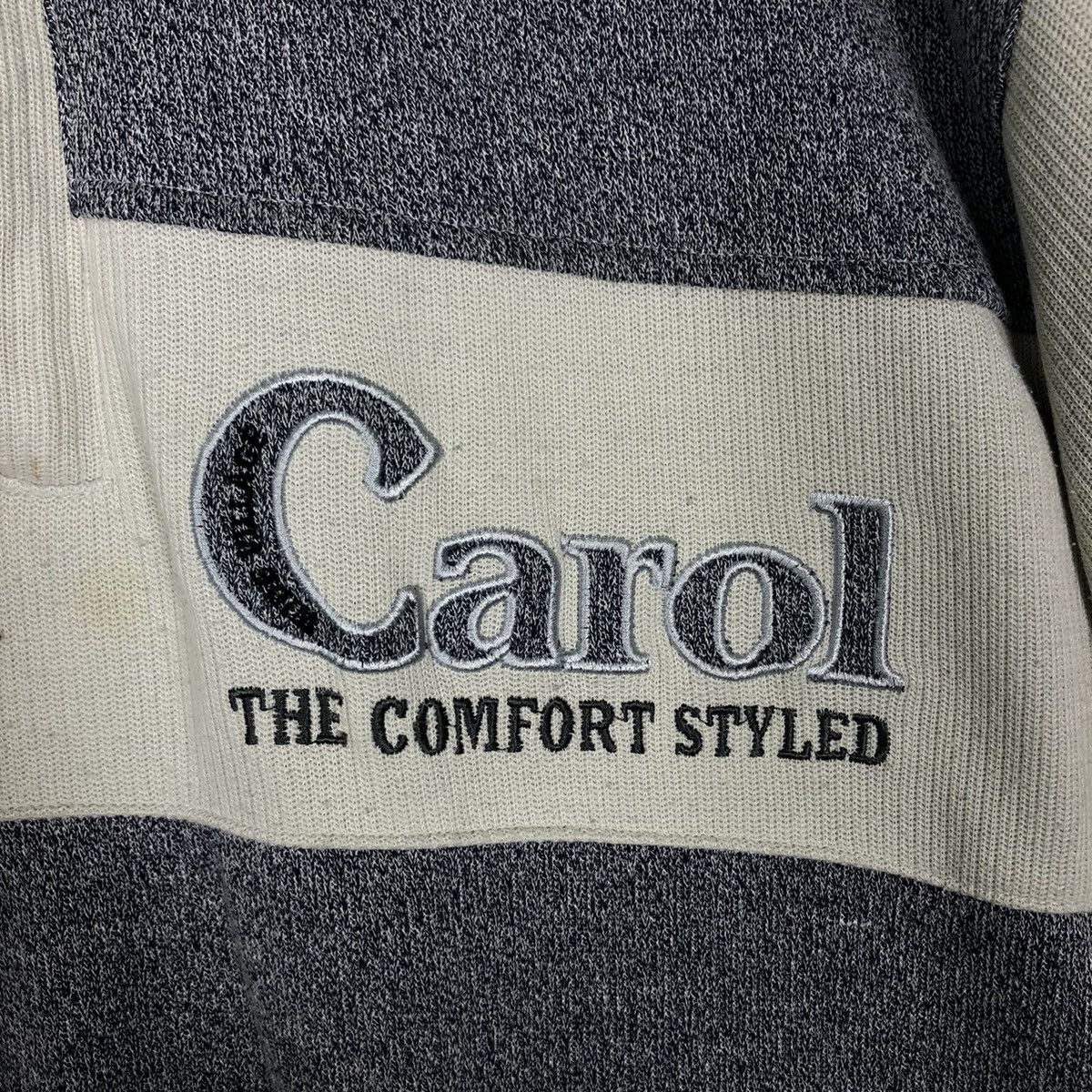 Japanese Brand 🔥90’s Vintage Sweatshirt Collar Carol Big Logo Spell Out Size US L / EU 52-54 / 3 - 10 Thumbnail