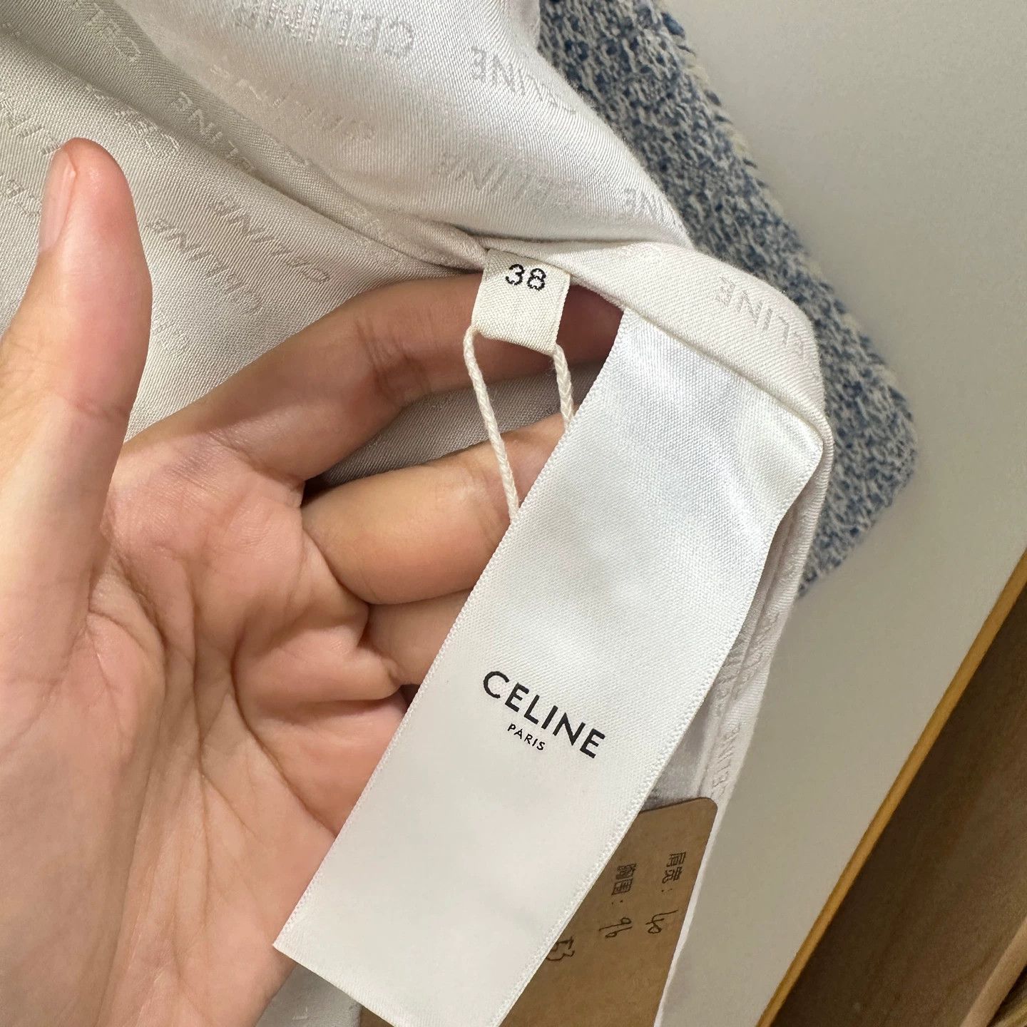 Celine Celine may826 Heavily Crafted Tweed Jacket Women's 38 Size S / US 4 / IT 40 - 6 Thumbnail