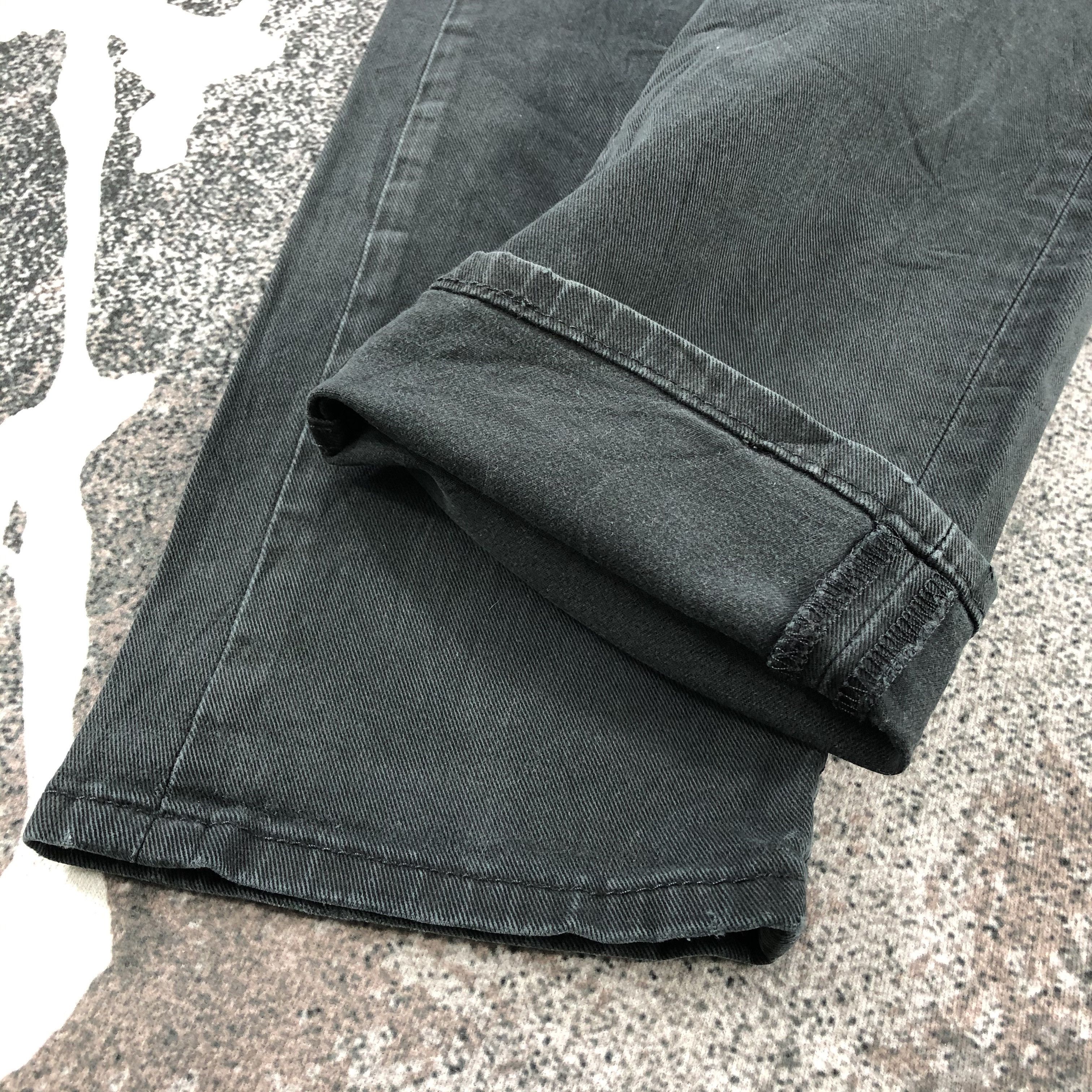 Levi's Levis 513 Jeans Distress Black Denim KJ979 Size US 33 - 6 Thumbnail